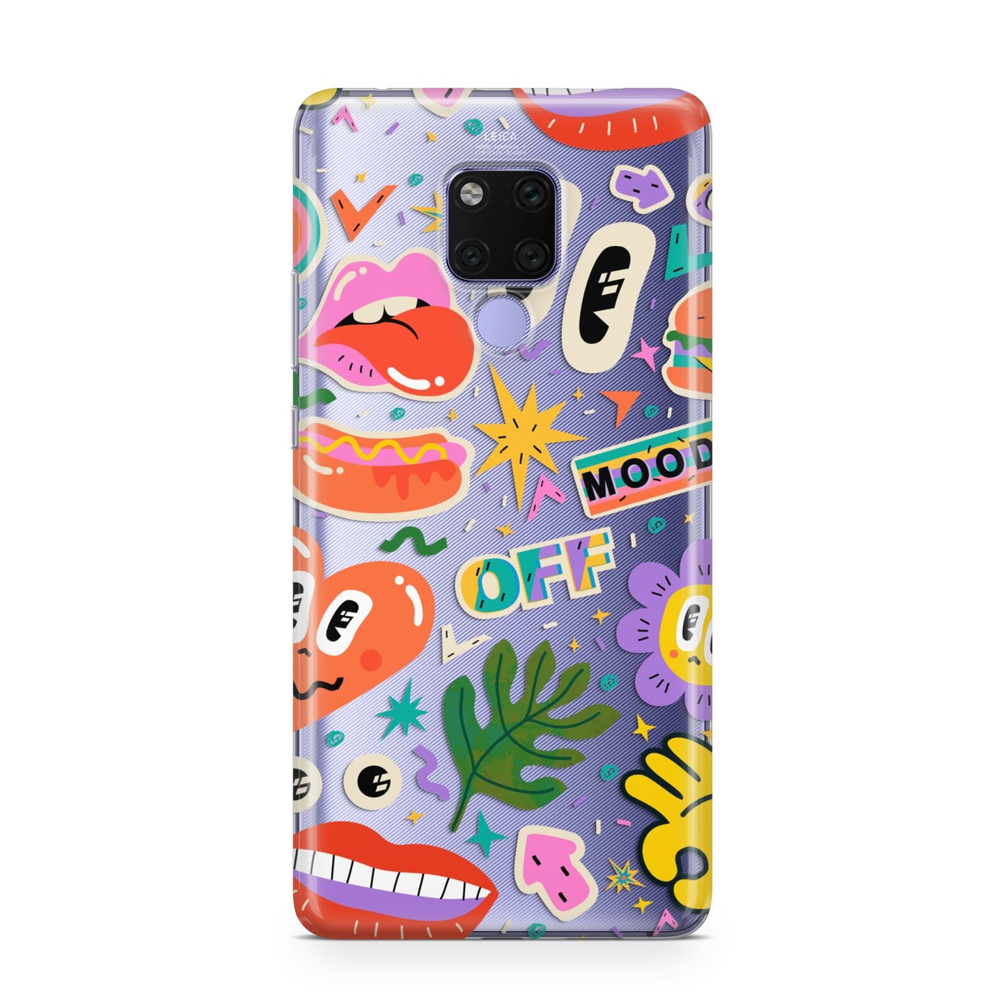 Abstract Shape Sticker Huawei Mate 20X Phone Case