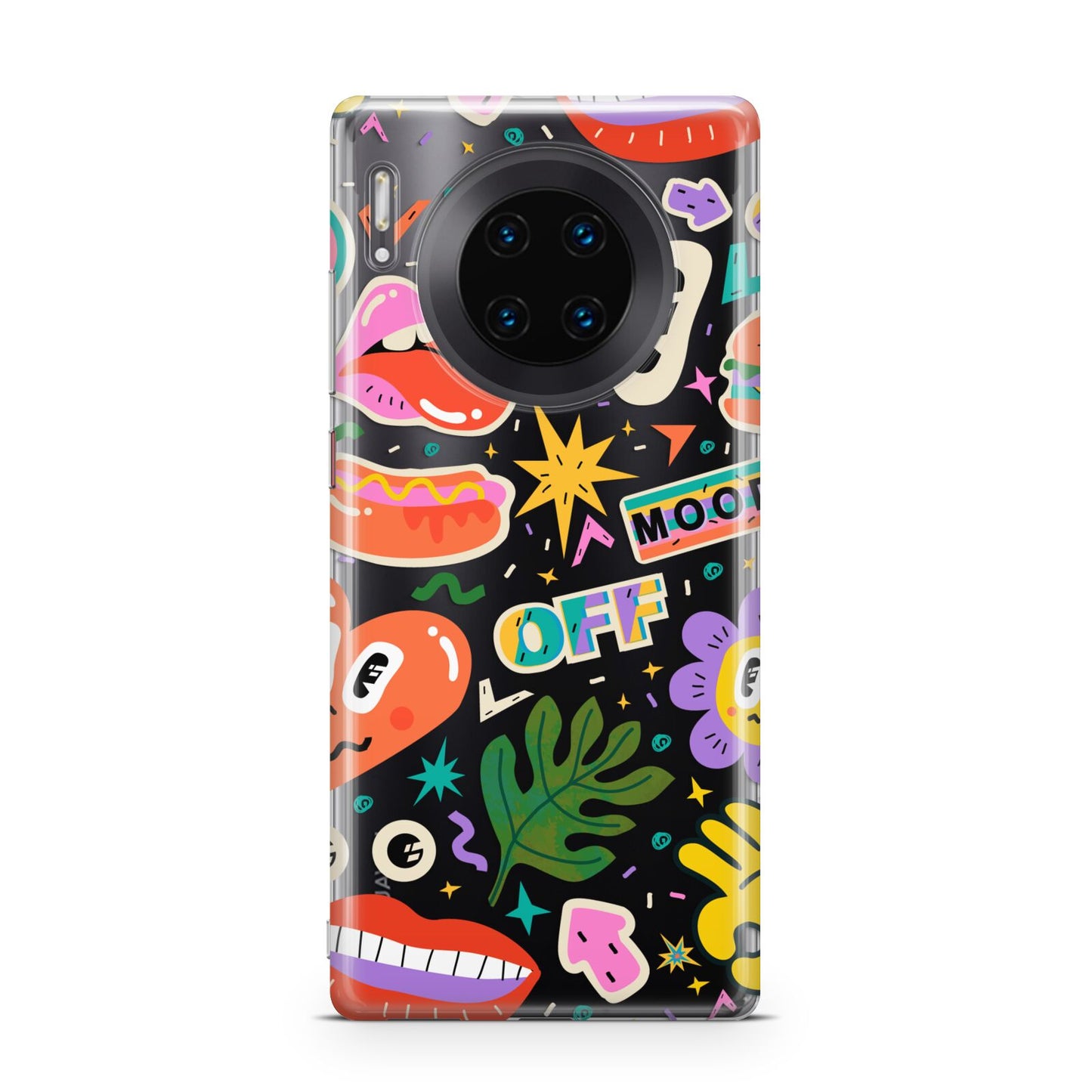 Abstract Shape Sticker Huawei Mate 30 Pro Phone Case