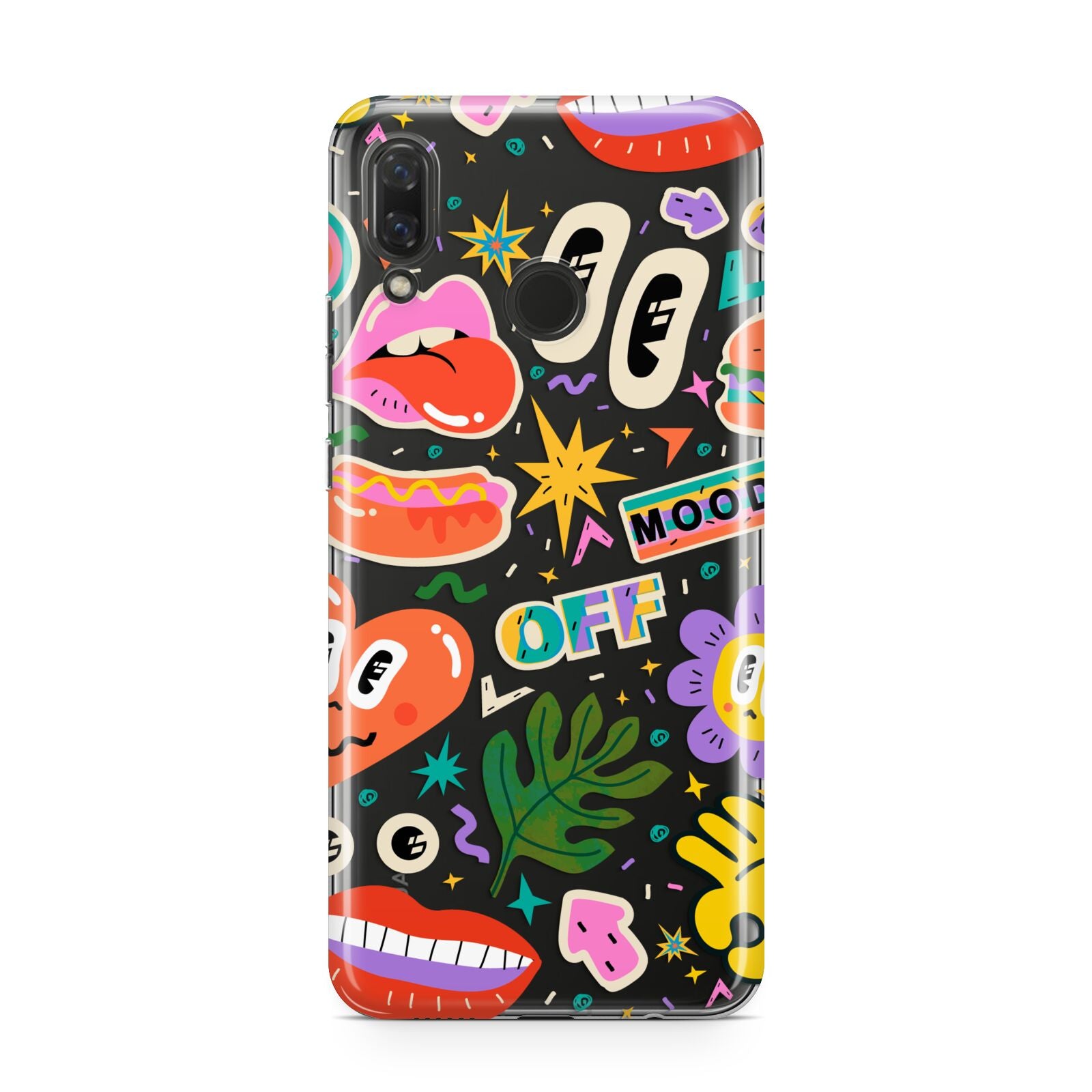 Abstract Shape Sticker Huawei Nova 3 Phone Case