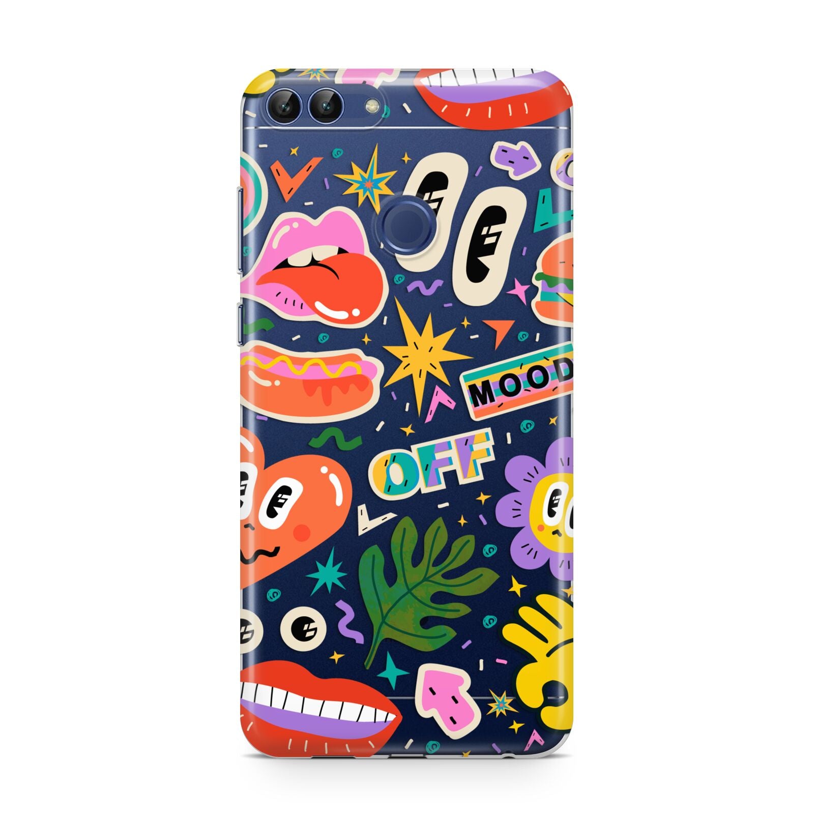 Abstract Shape Sticker Huawei P Smart Case