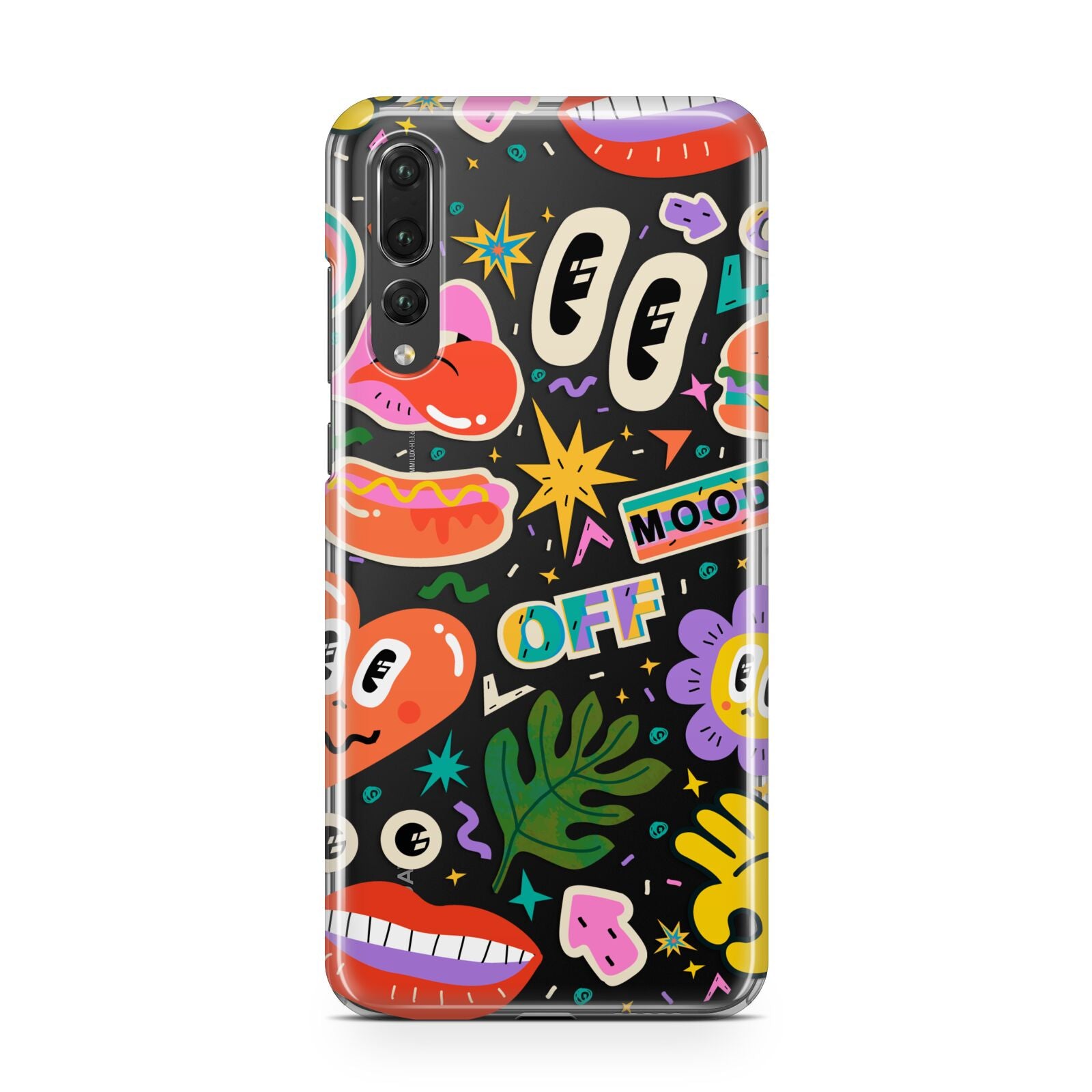 Abstract Shape Sticker Huawei P20 Pro Phone Case