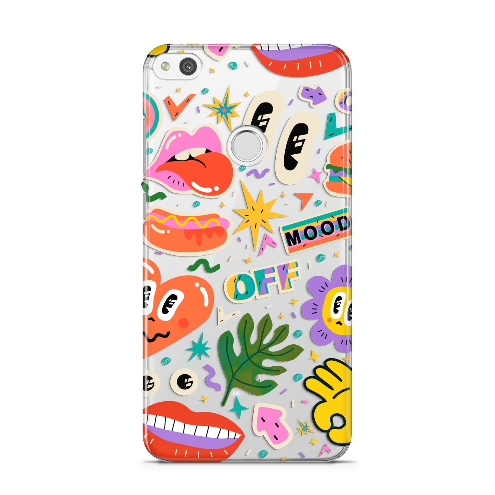 Abstract Shape Sticker Huawei P8 Lite Case