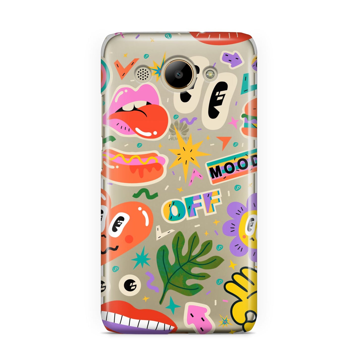 Abstract Shape Sticker Huawei Y3 2017