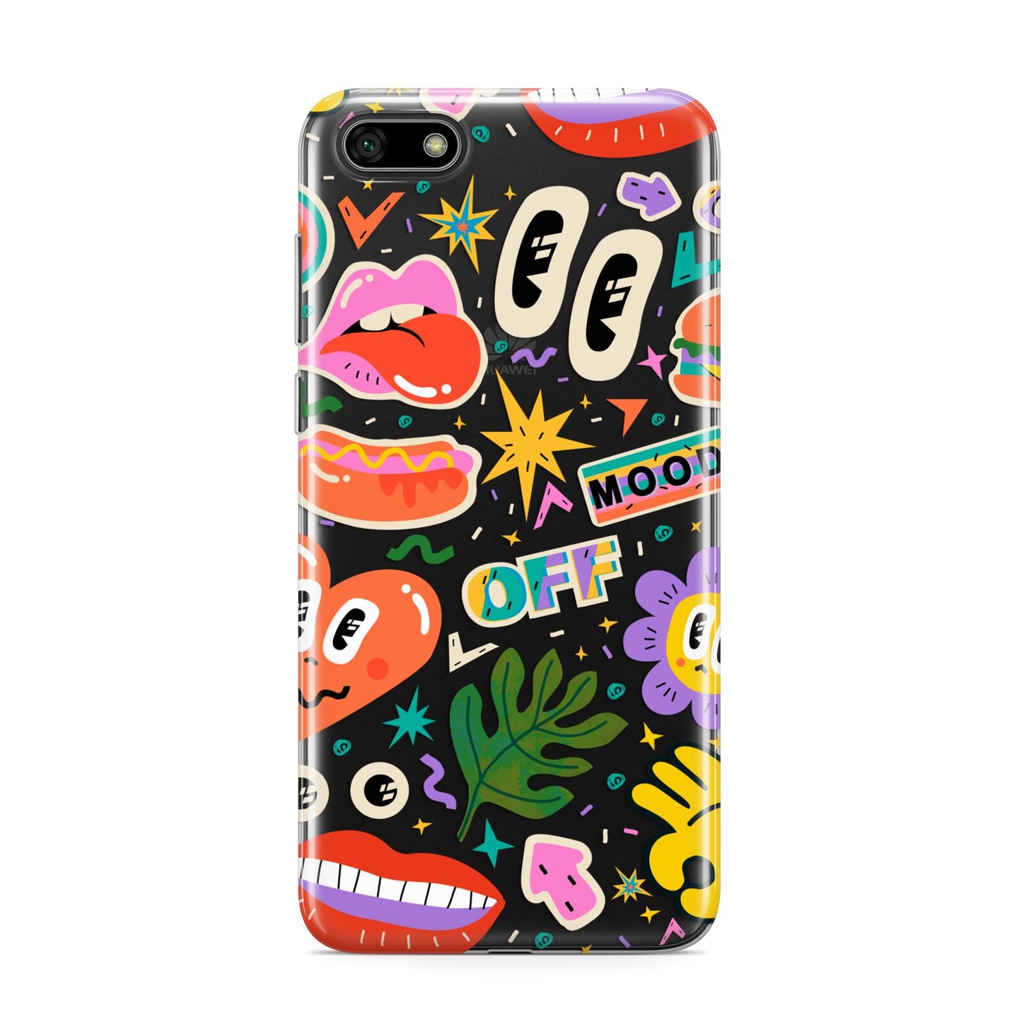 Abstract Shape Sticker Huawei Y5 Prime 2018 Phone Case