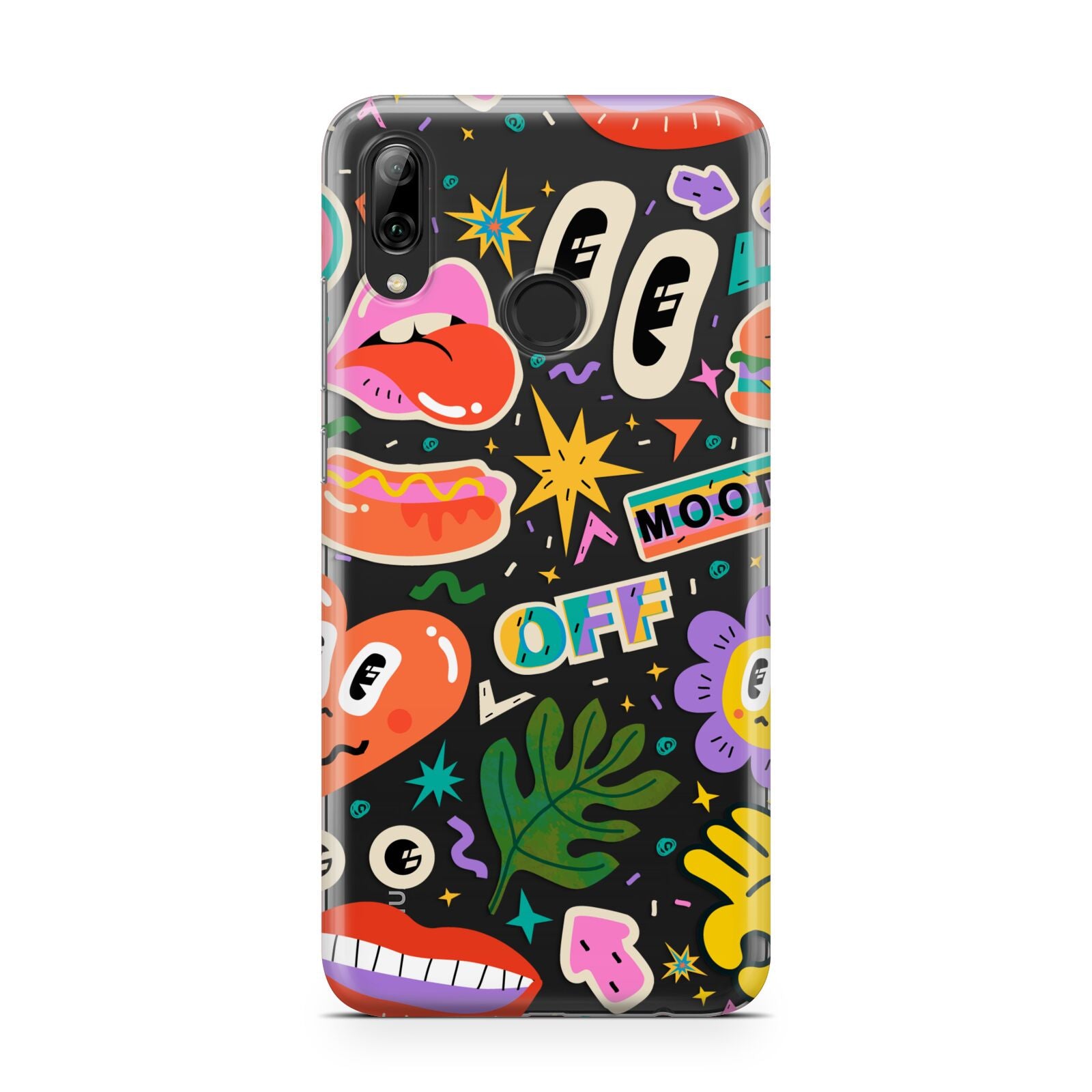 Abstract Shape Sticker Huawei Y7 2019