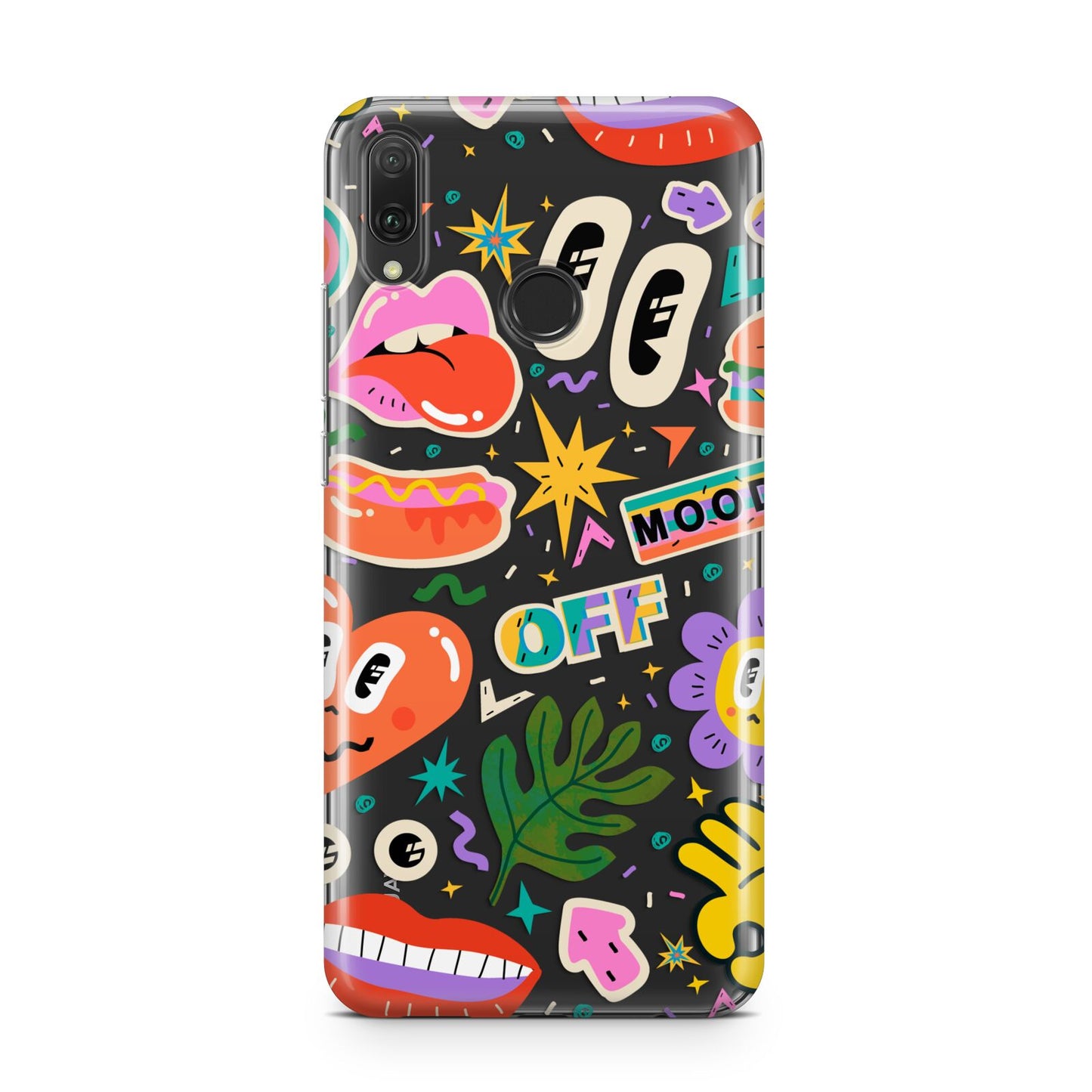 Abstract Shape Sticker Huawei Y9 2019