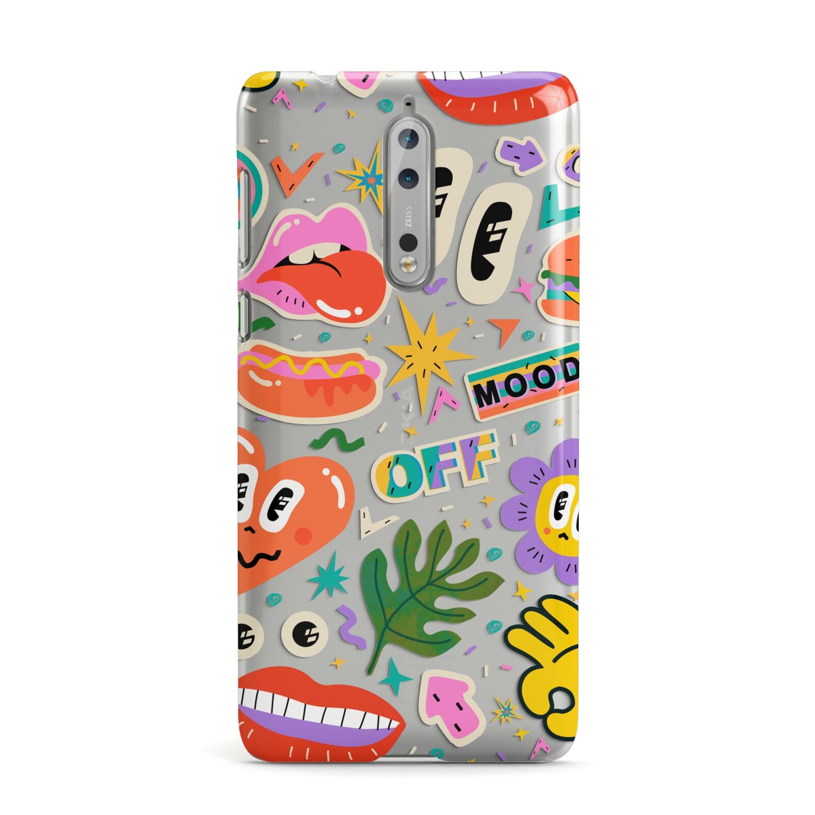 Abstract Shape Sticker Nokia Case