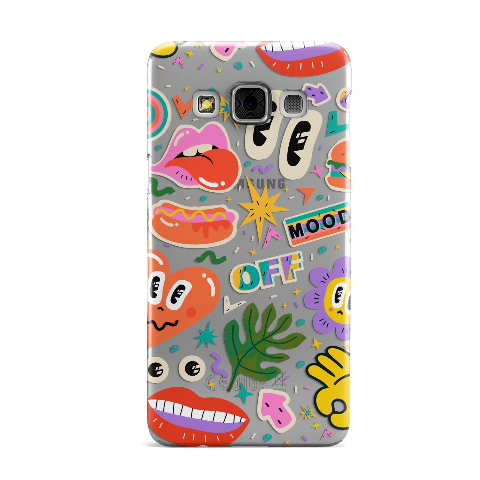 Abstract Shape Sticker Samsung Galaxy A3 Case