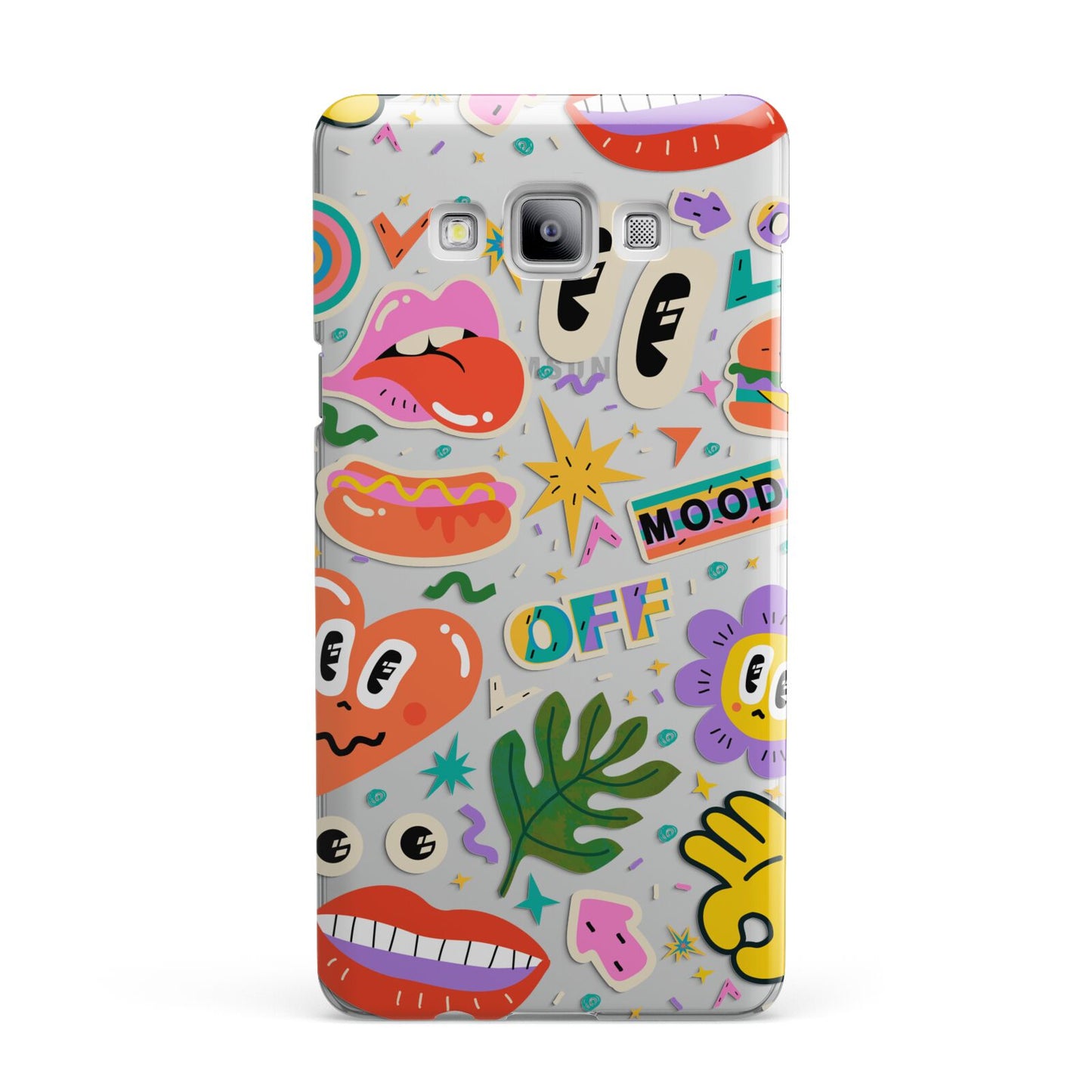 Abstract Shape Sticker Samsung Galaxy A7 2015 Case