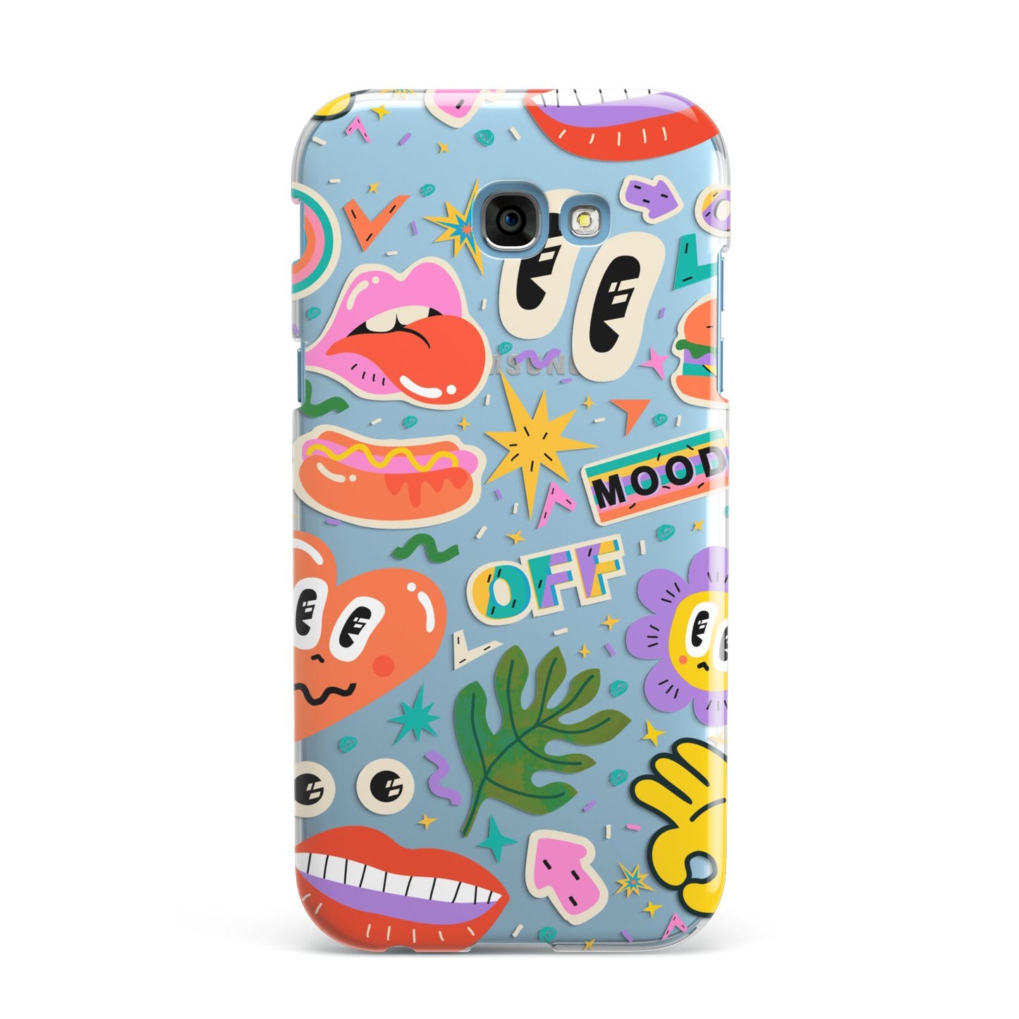 Abstract Shape Sticker Samsung Galaxy A7 2017 Case