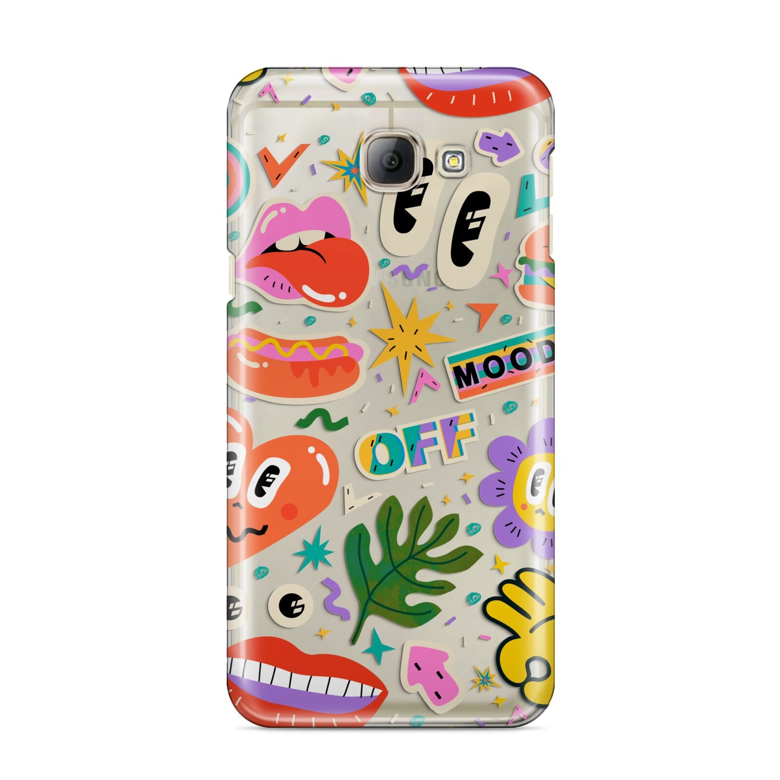 Abstract Shape Sticker Samsung Galaxy A8 2016 Case