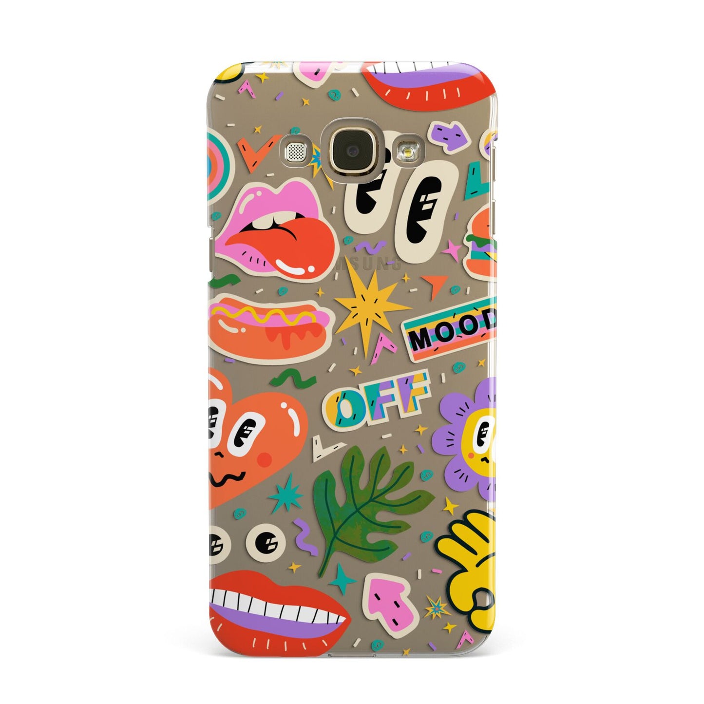 Abstract Shape Sticker Samsung Galaxy A8 Case