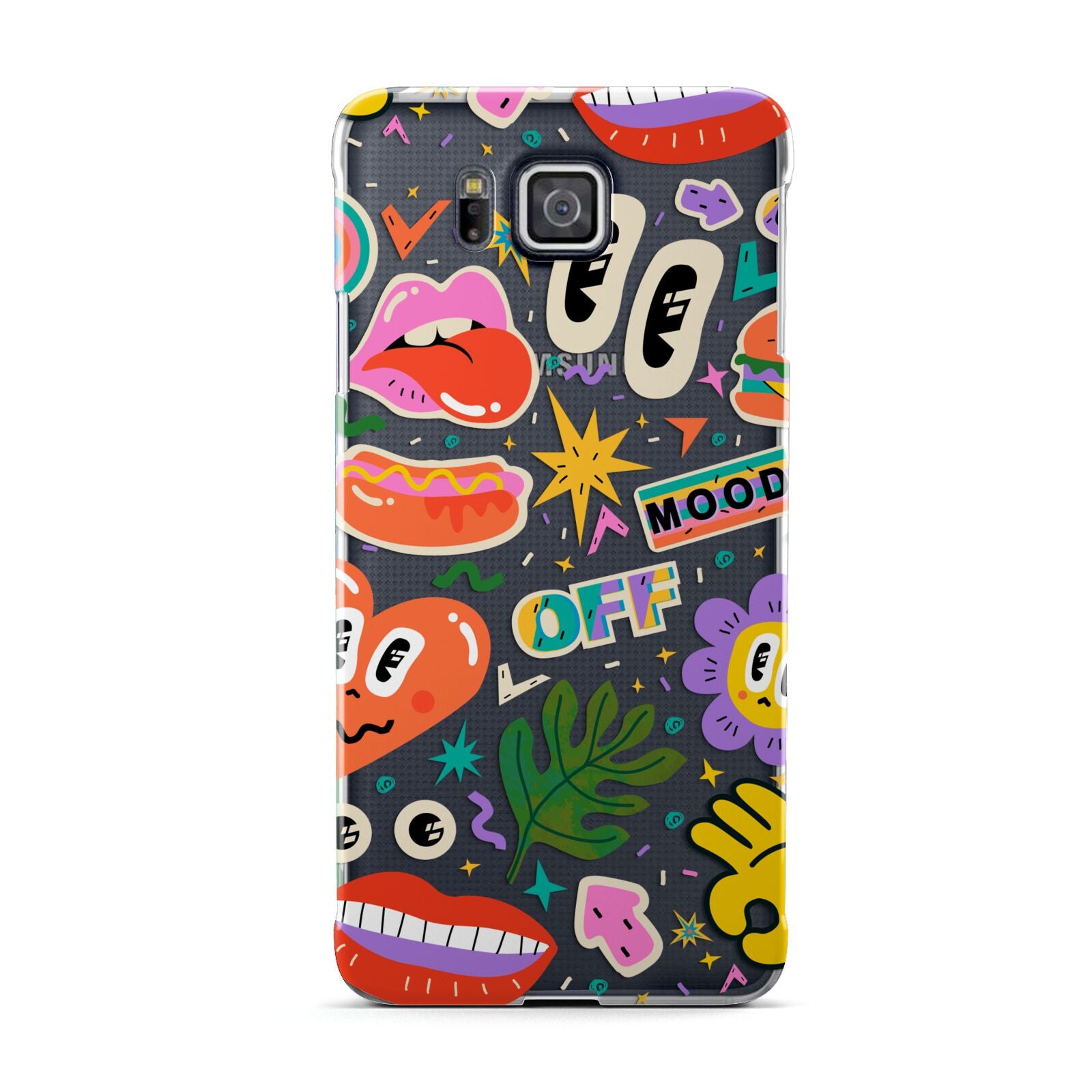 Abstract Shape Sticker Samsung Galaxy Alpha Case