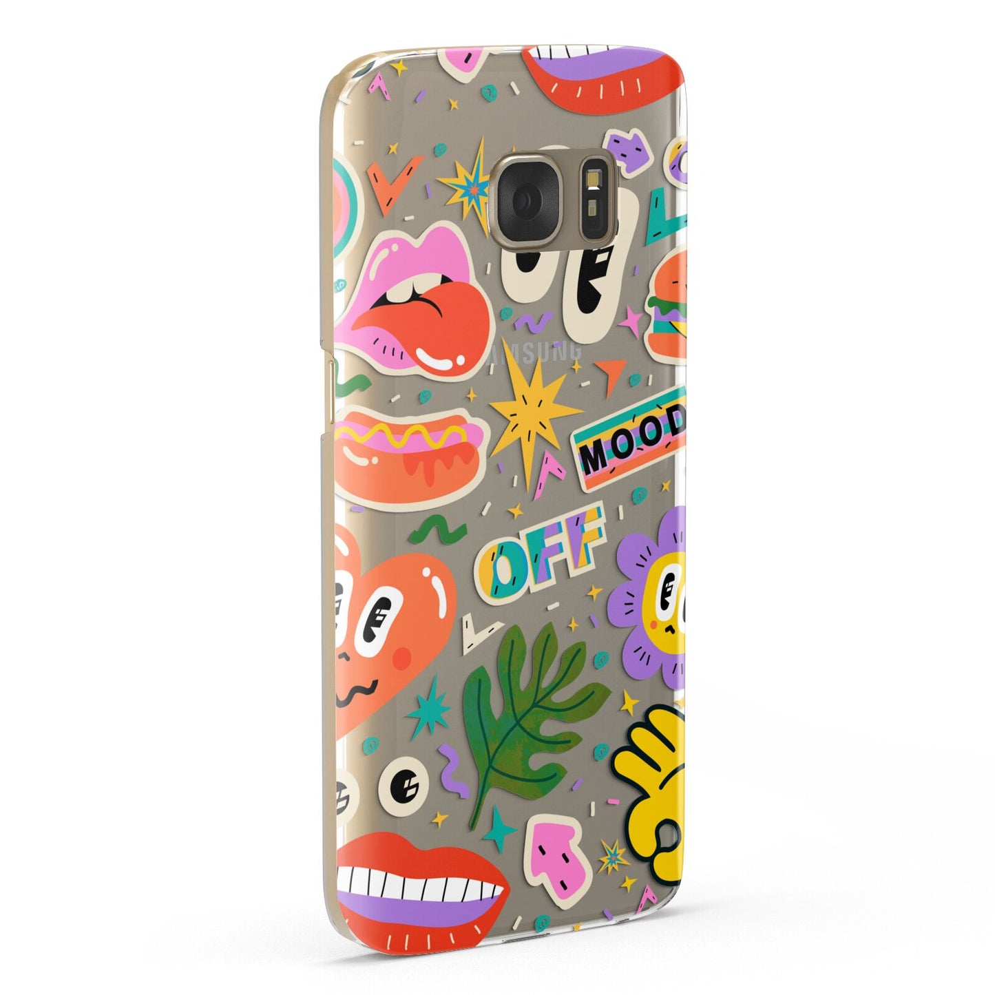 Abstract Shape Sticker Samsung Galaxy Case Fourty Five Degrees