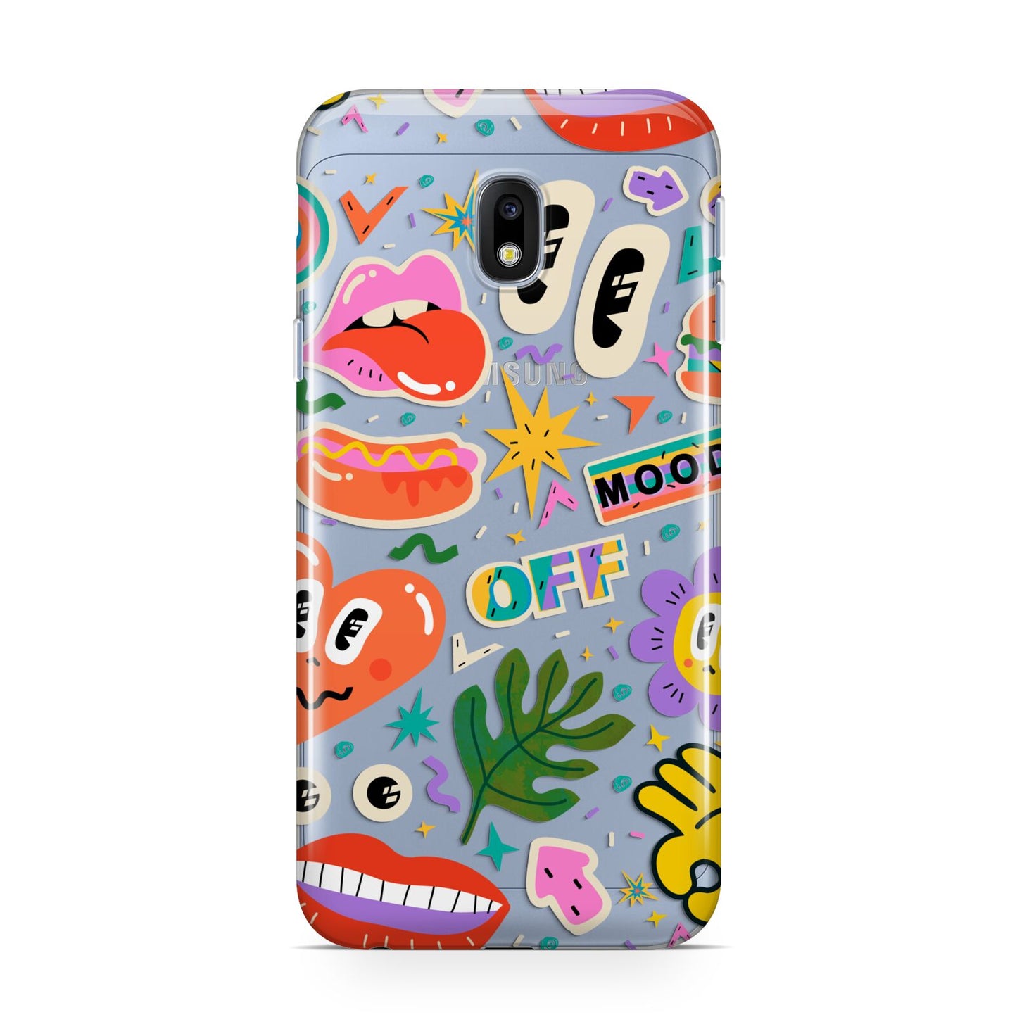 Abstract Shape Sticker Samsung Galaxy J3 2017 Case