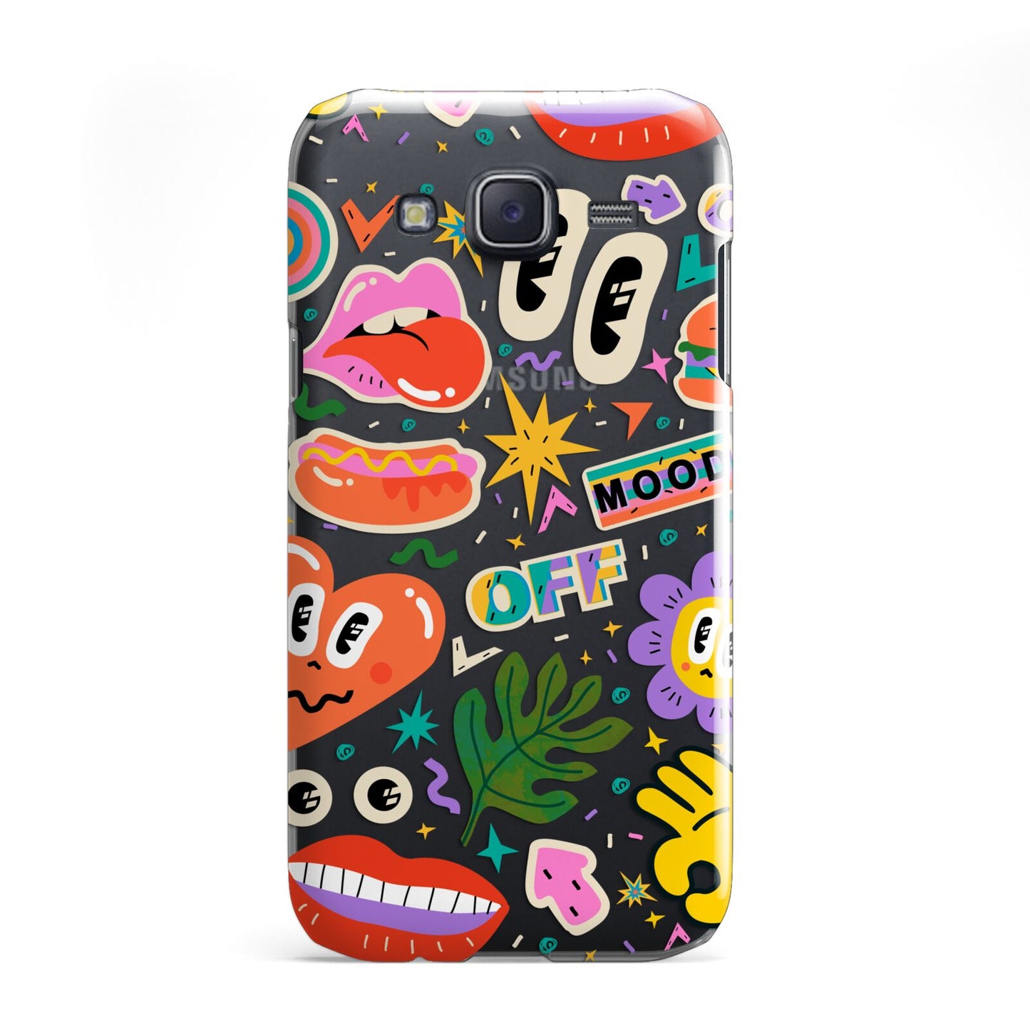 Abstract Shape Sticker Samsung Galaxy J5 Case