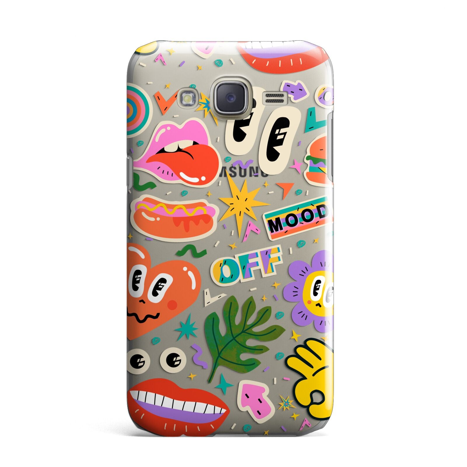 Abstract Shape Sticker Samsung Galaxy J7 Case