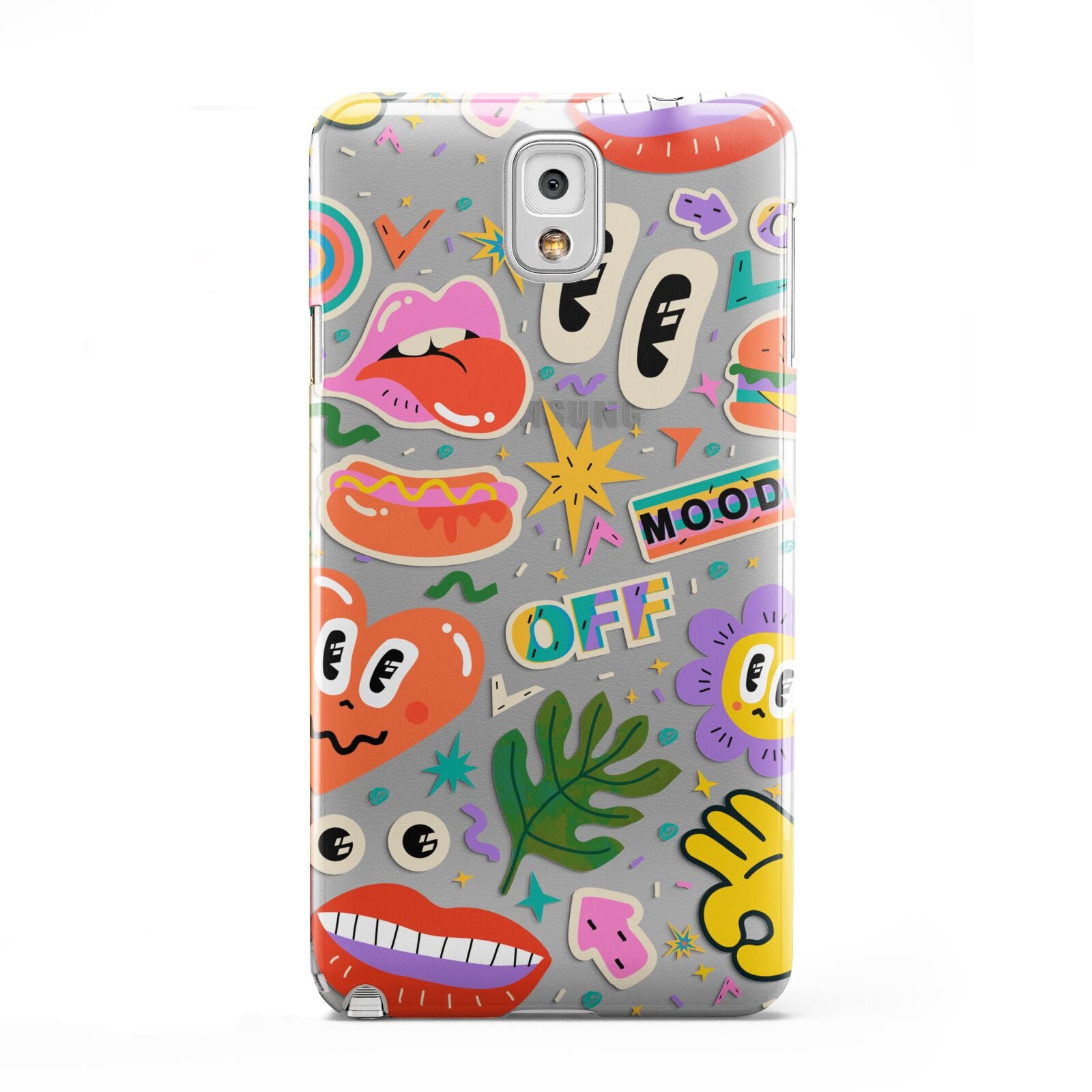 Abstract Shape Sticker Samsung Galaxy Note 3 Case