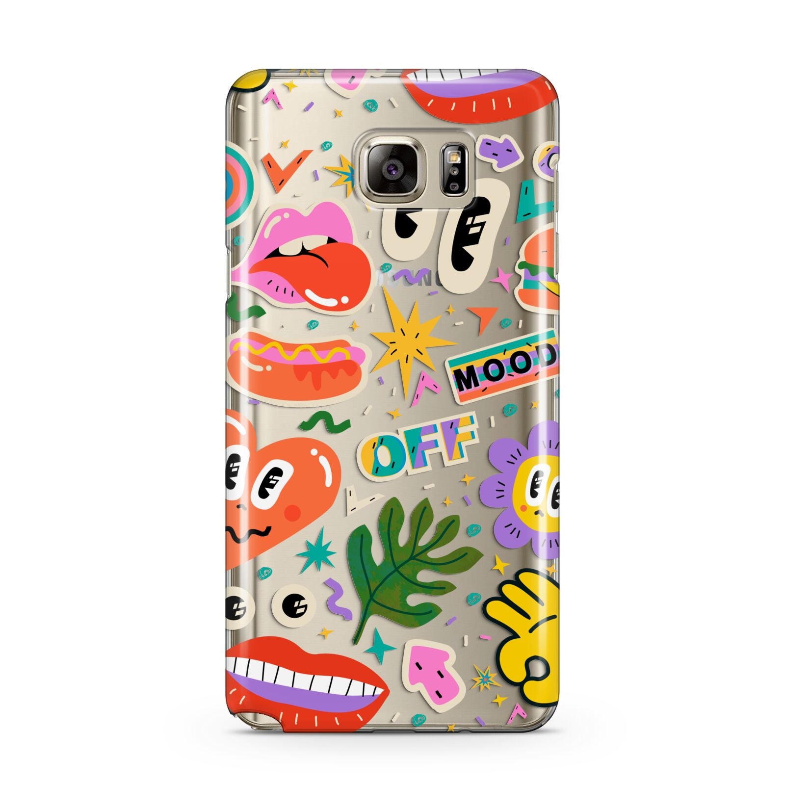 Abstract Shape Sticker Samsung Galaxy Note 5 Case