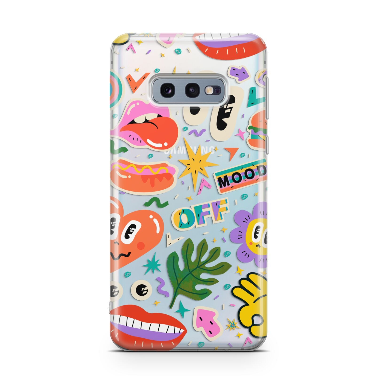 Abstract Shape Sticker Samsung Galaxy S10E Case