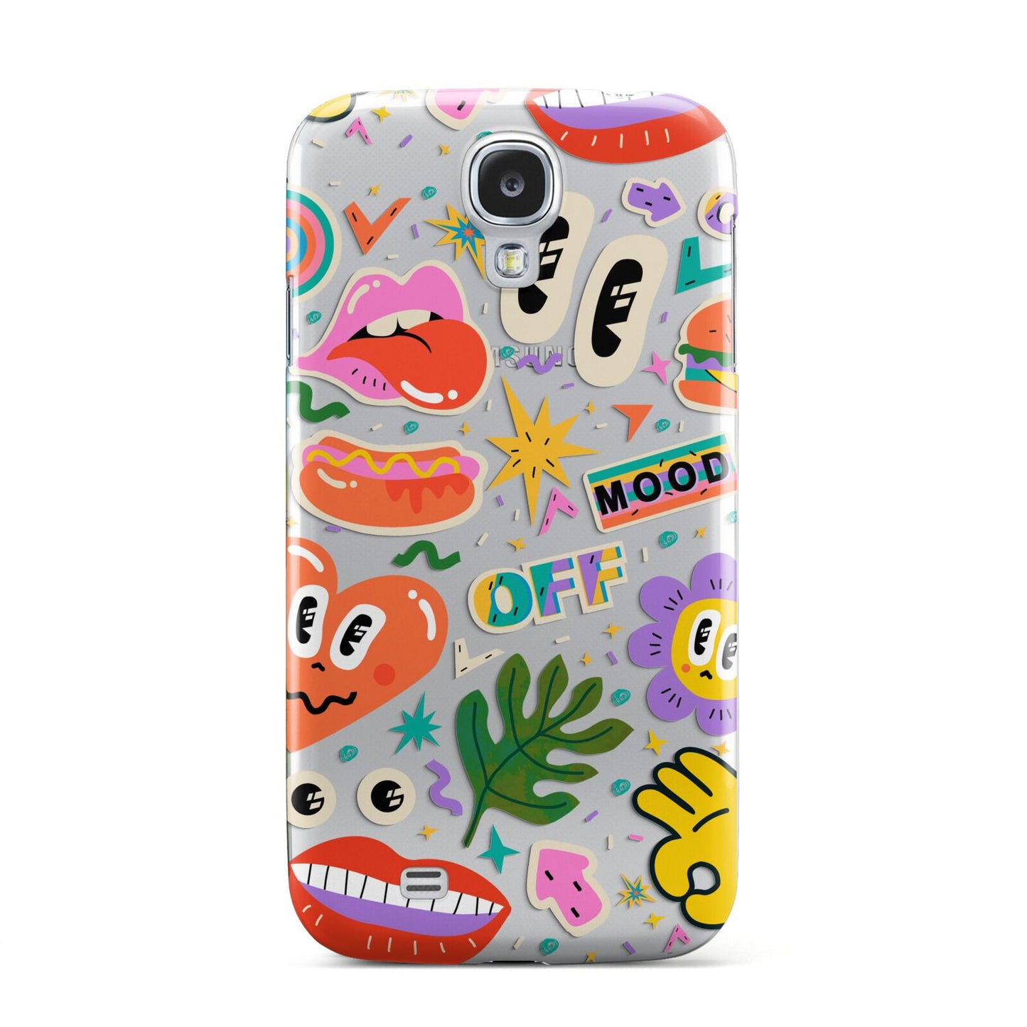 Abstract Shape Sticker Samsung Galaxy S4 Case