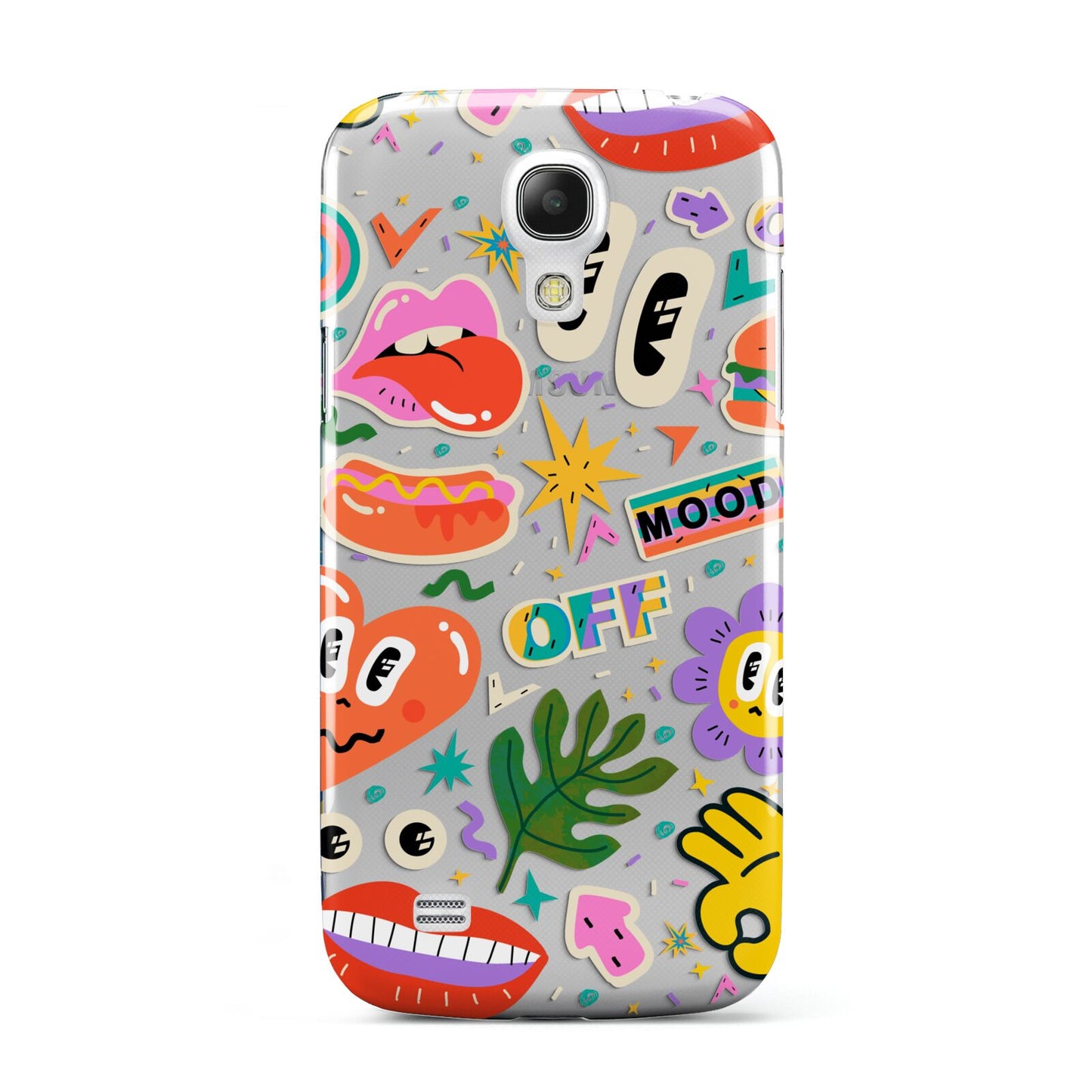 Abstract Shape Sticker Samsung Galaxy S4 Mini Case