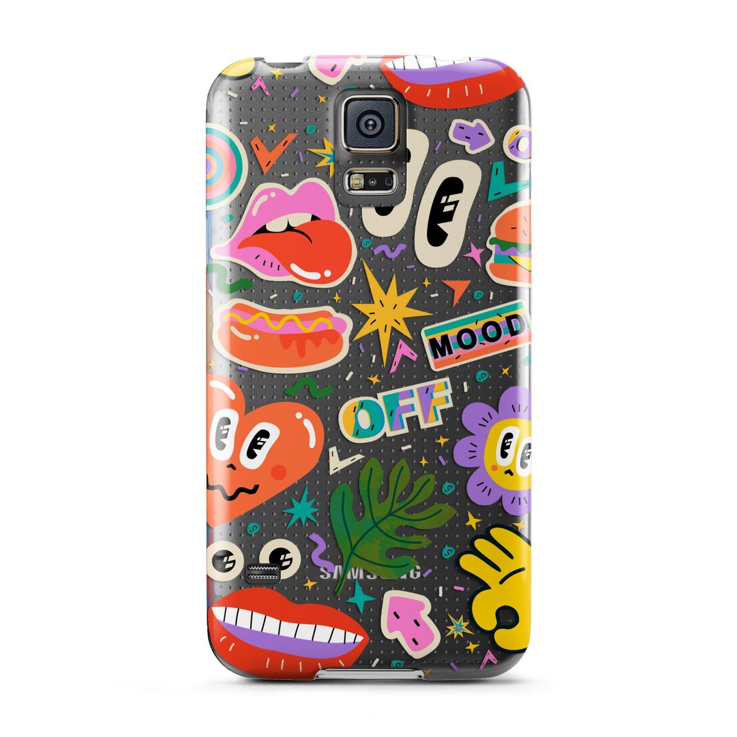 Abstract Shape Sticker Samsung Galaxy S5 Case