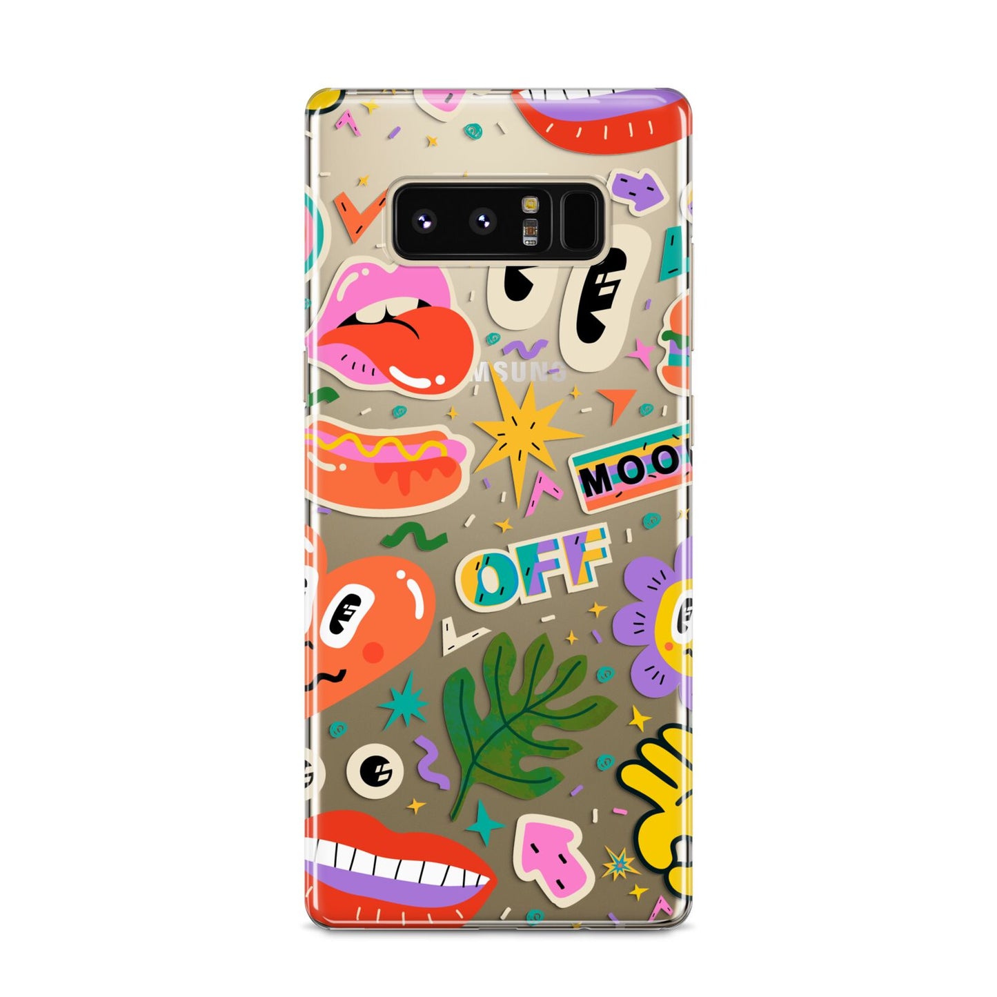 Abstract Shape Sticker Samsung Galaxy S8 Case