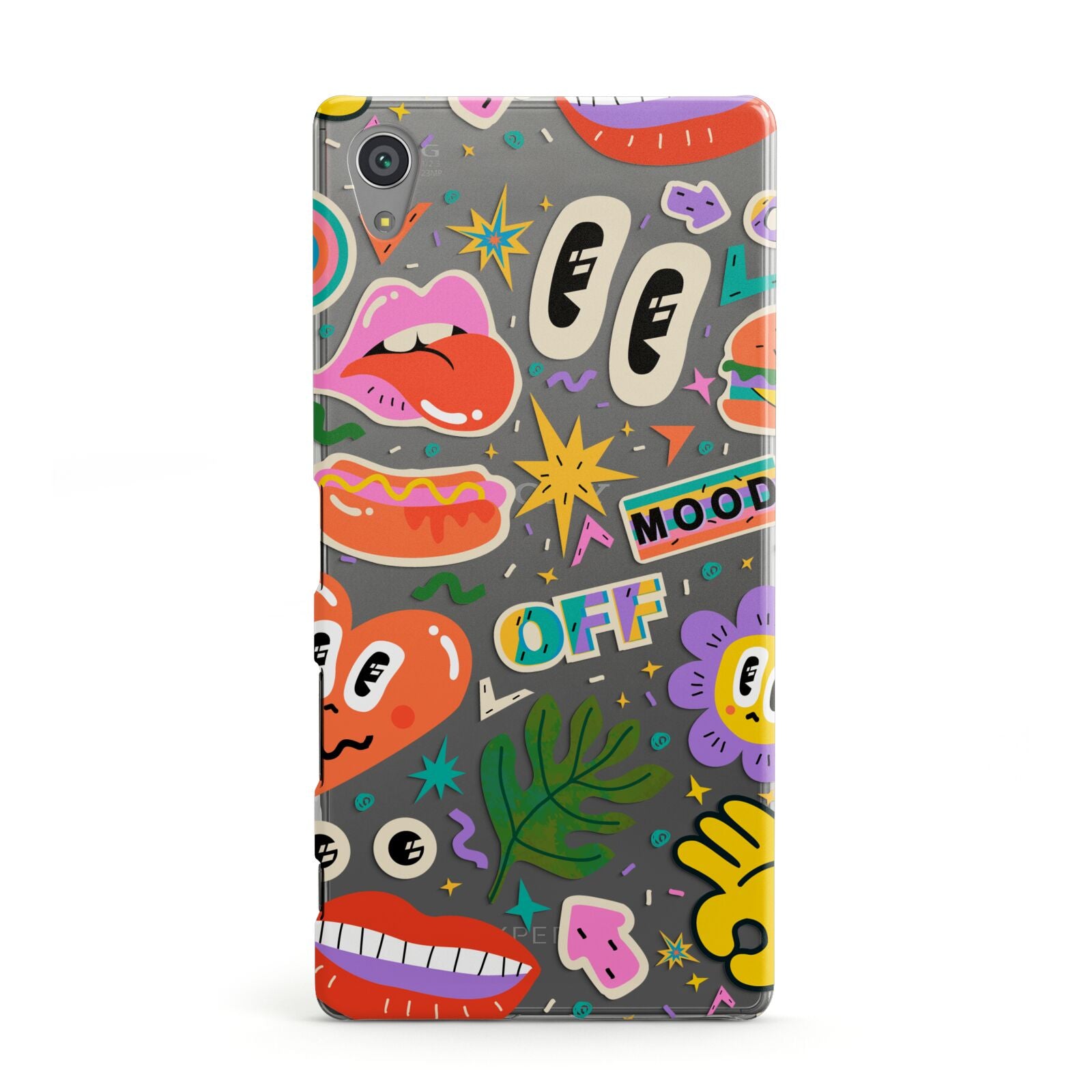 Abstract Shape Sticker Sony Xperia Case