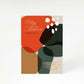 Abstract Shapes with Family Name A5 Greetings Card