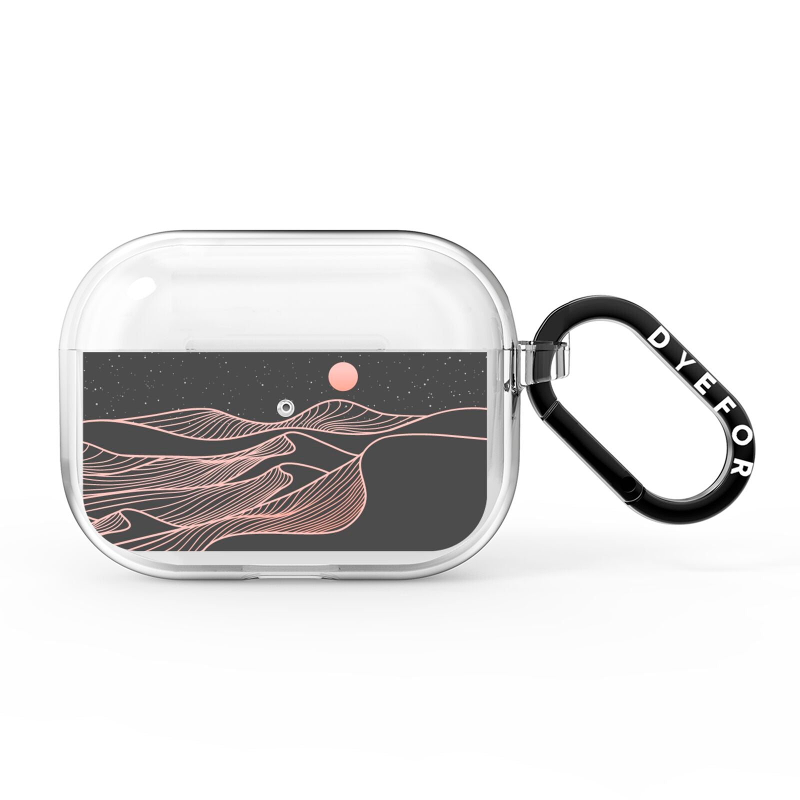 Abstract Sunset AirPods Pro Clear Case