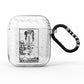 Ace of Swords Monochrome AirPods Glitter Case