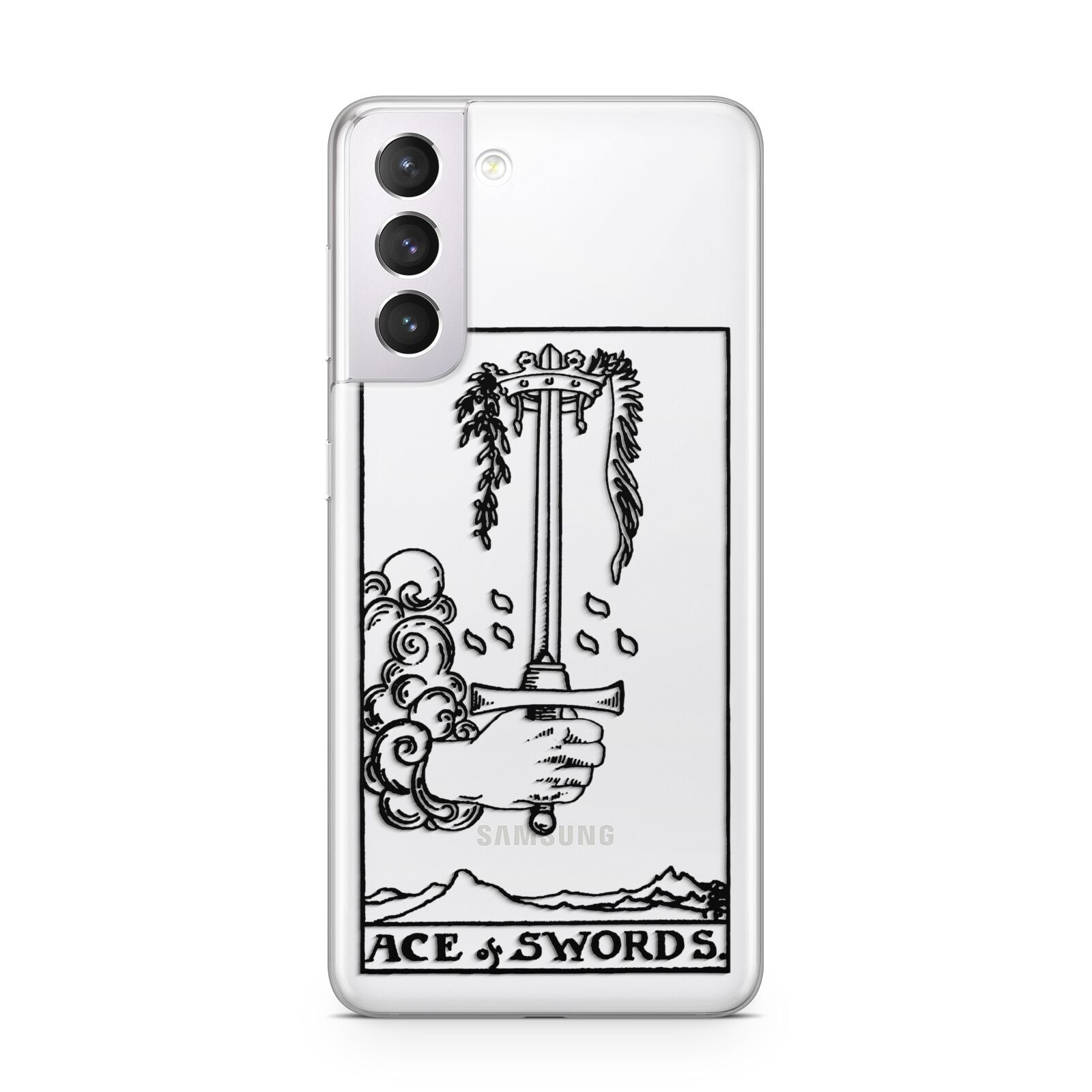 Ace of Swords Monochrome Samsung S21 Case