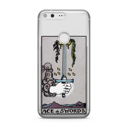 Ace of Swords Tarot Card Google Pixel Case