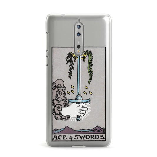 Ace of Swords Tarot Card Nokia Case