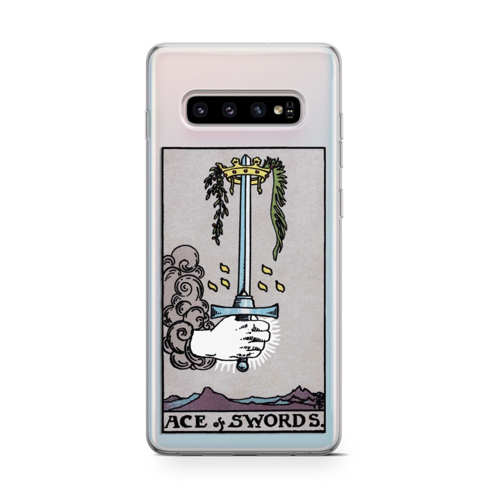 Ace of Swords Tarot Card Protective Samsung Galaxy Case