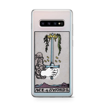 Ace of Swords Tarot Card Samsung Galaxy S10 Case
