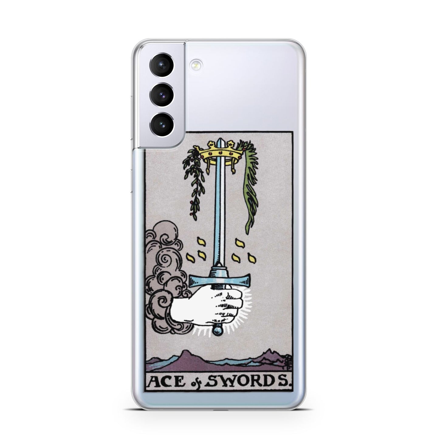 Ace of Swords Tarot Card Samsung S21 Plus Case