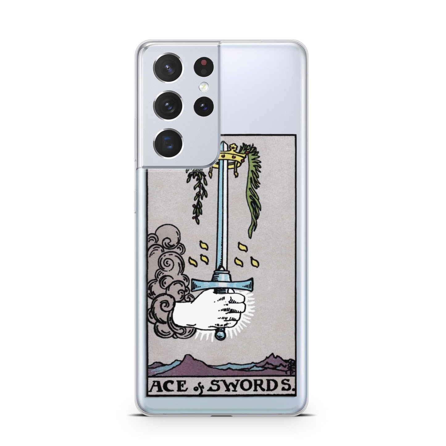 Ace of Swords Tarot Card Samsung S21 Ultra Case