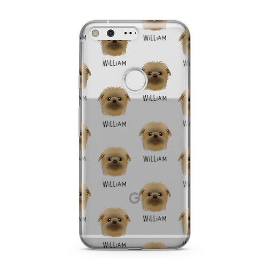 Affenpinscher Icon with Name Google Pixel Case