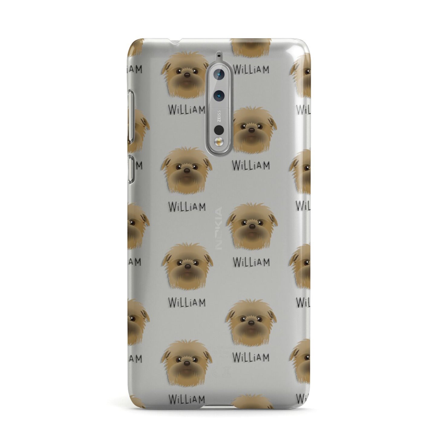 Affenpinscher Icon with Name Nokia Case