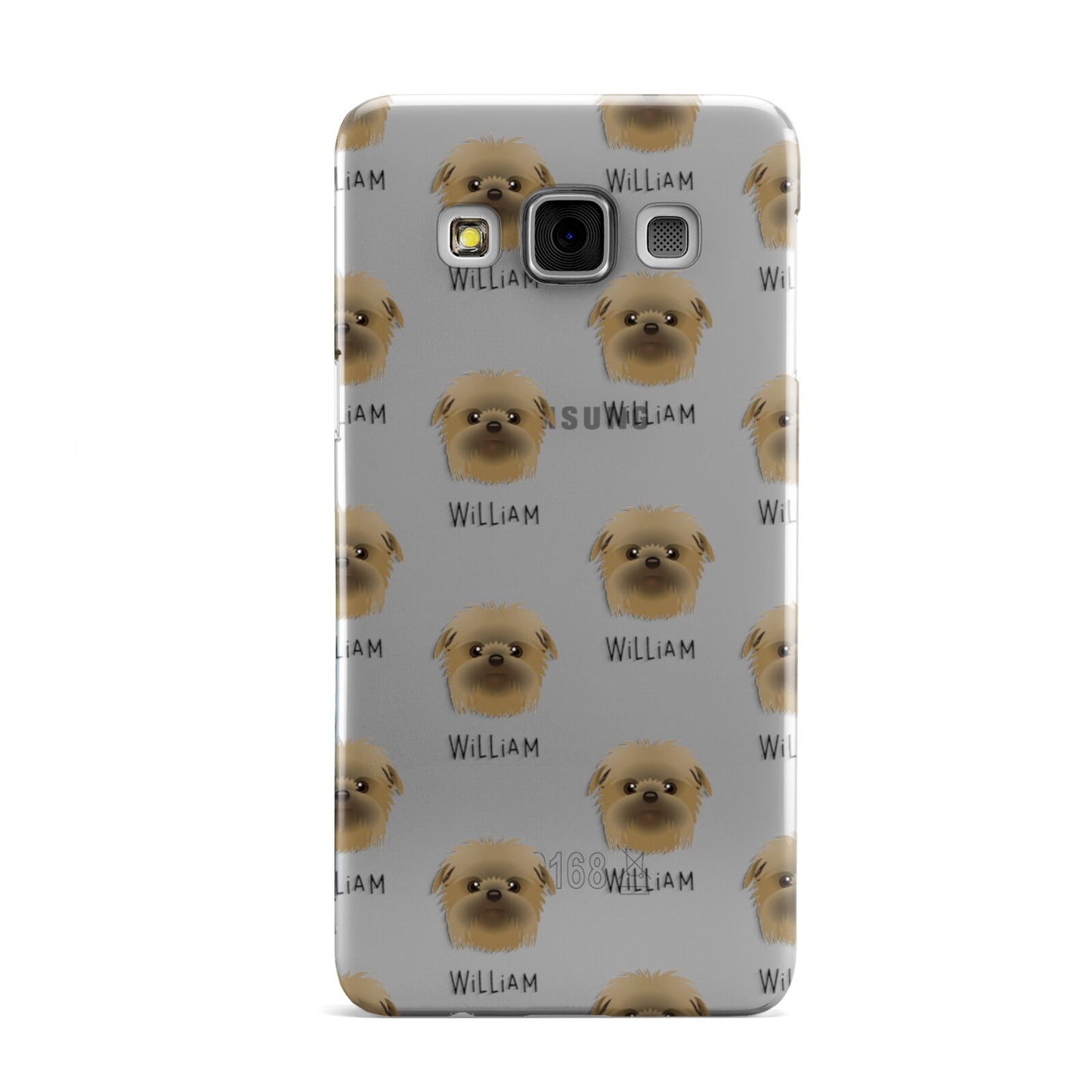 Affenpinscher Icon with Name Samsung Galaxy A3 Case