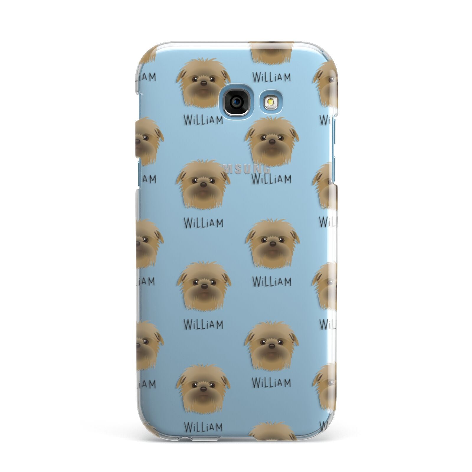 Affenpinscher Icon with Name Samsung Galaxy A7 2017 Case