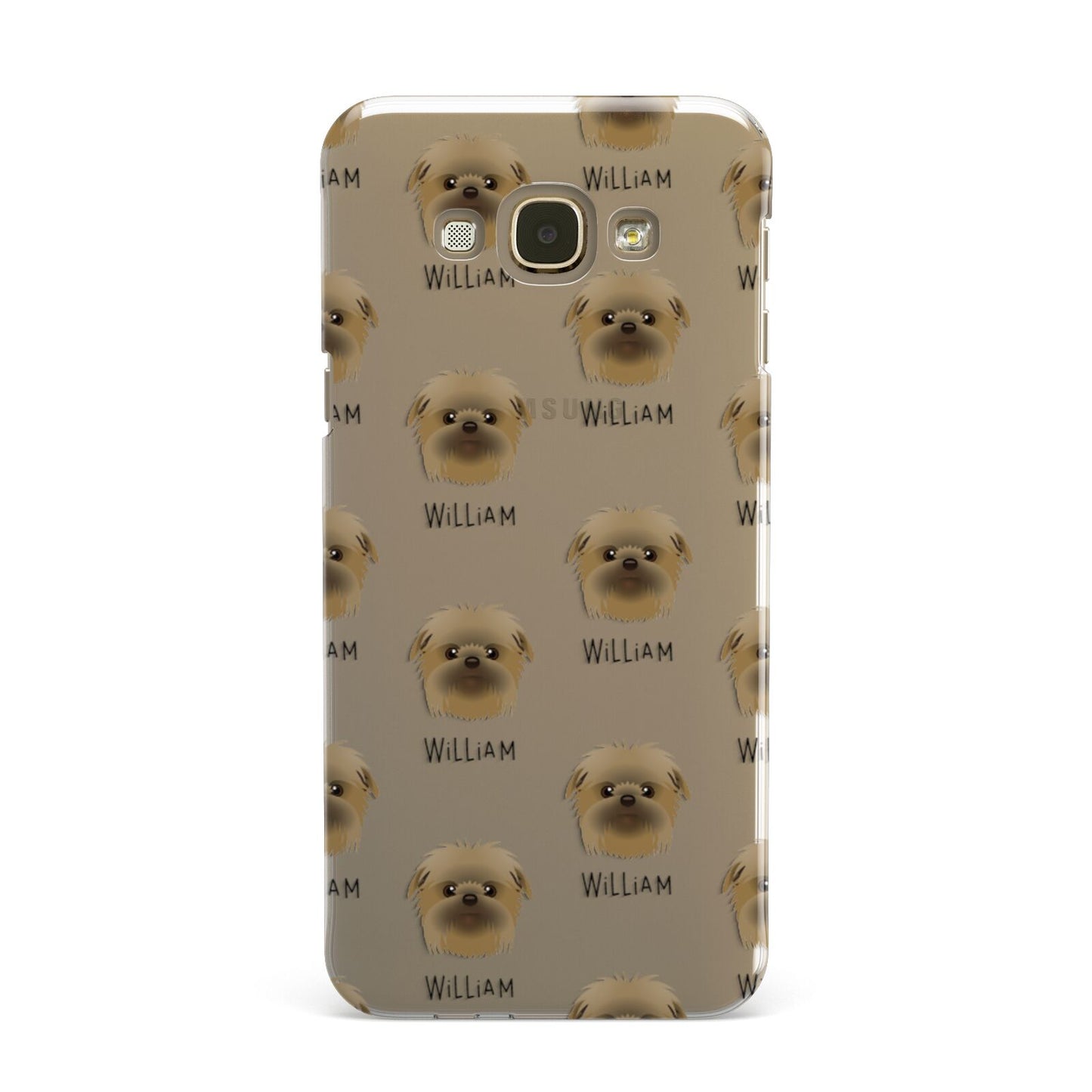 Affenpinscher Icon with Name Samsung Galaxy A8 Case