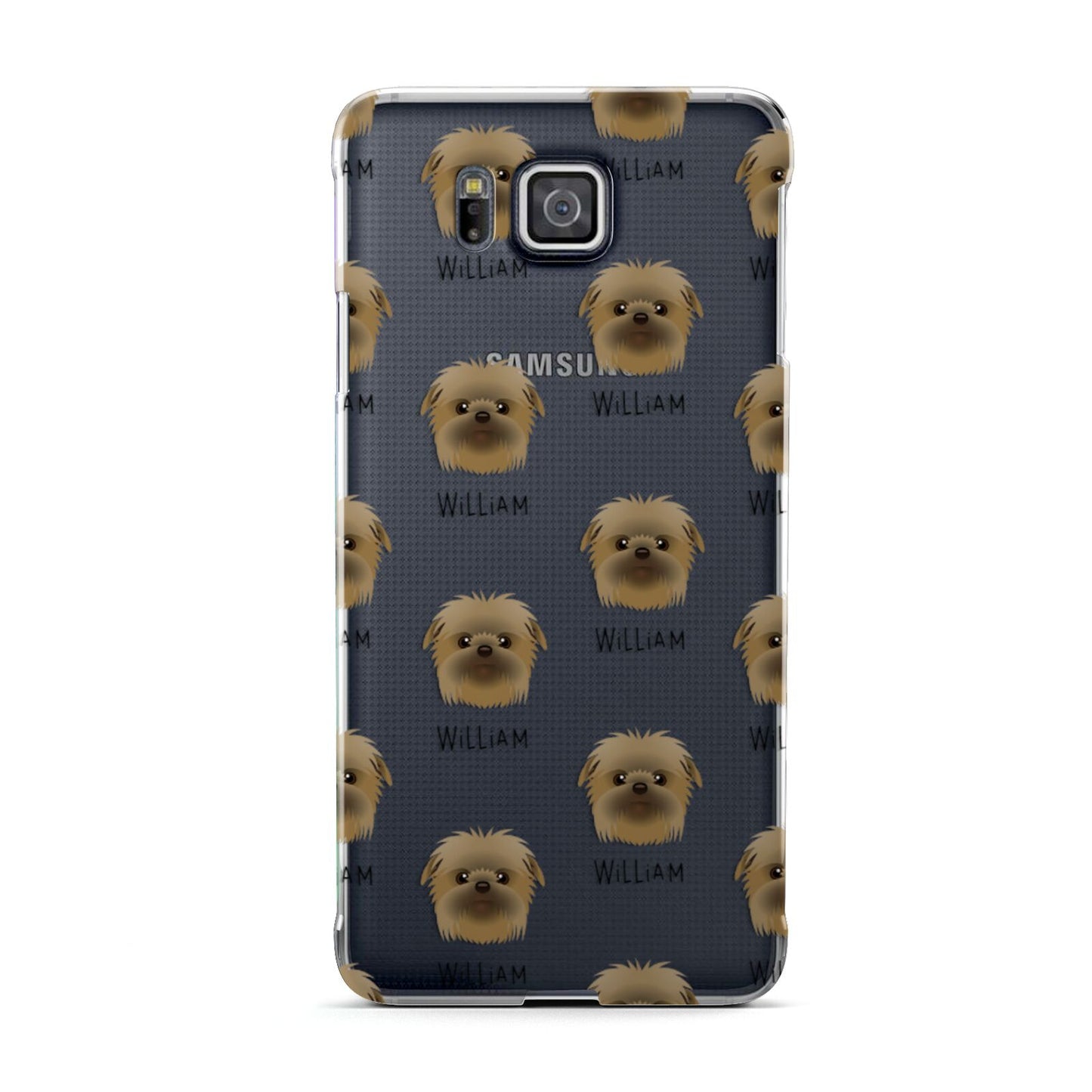 Affenpinscher Icon with Name Samsung Galaxy Alpha Case