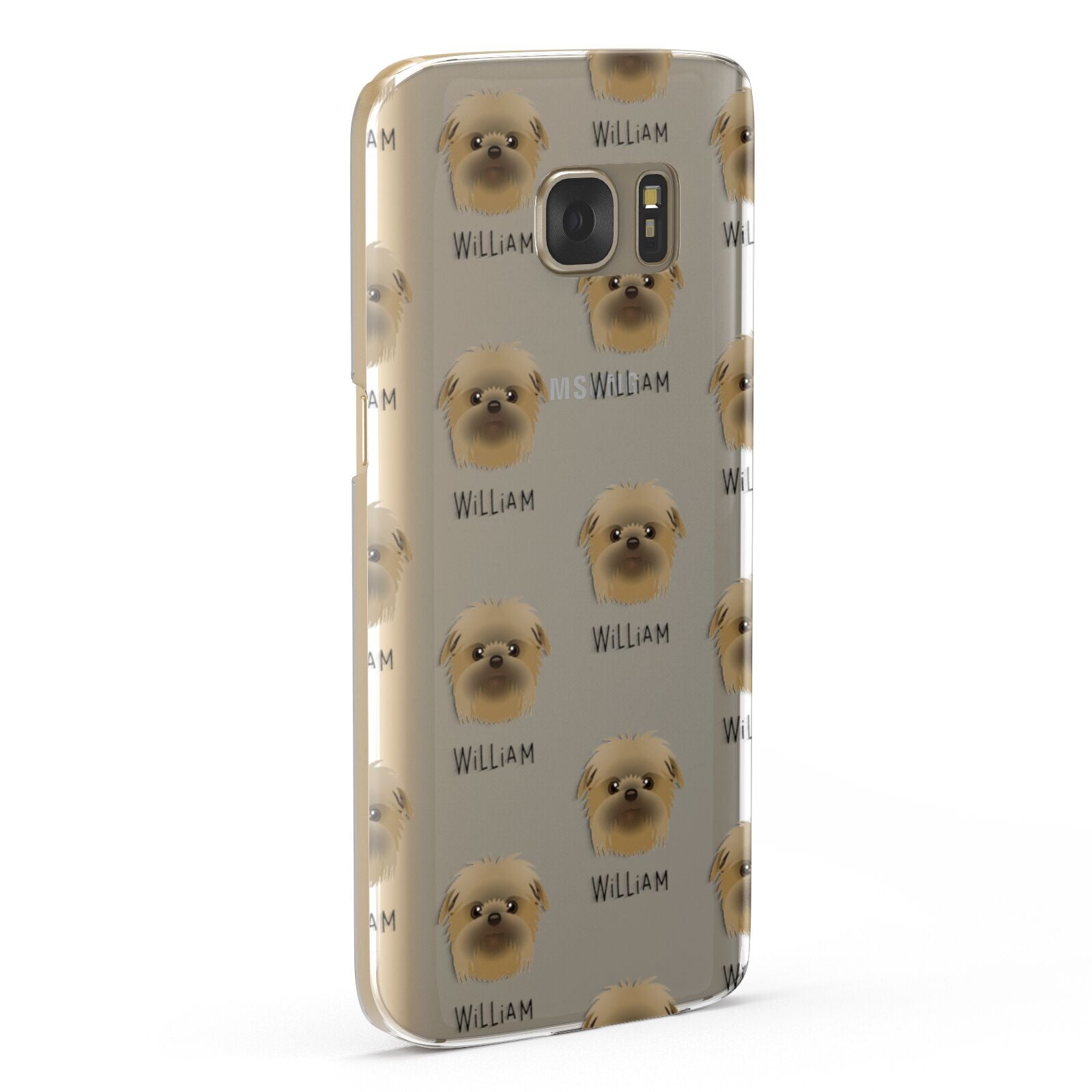 Affenpinscher Icon with Name Samsung Galaxy Case Fourty Five Degrees