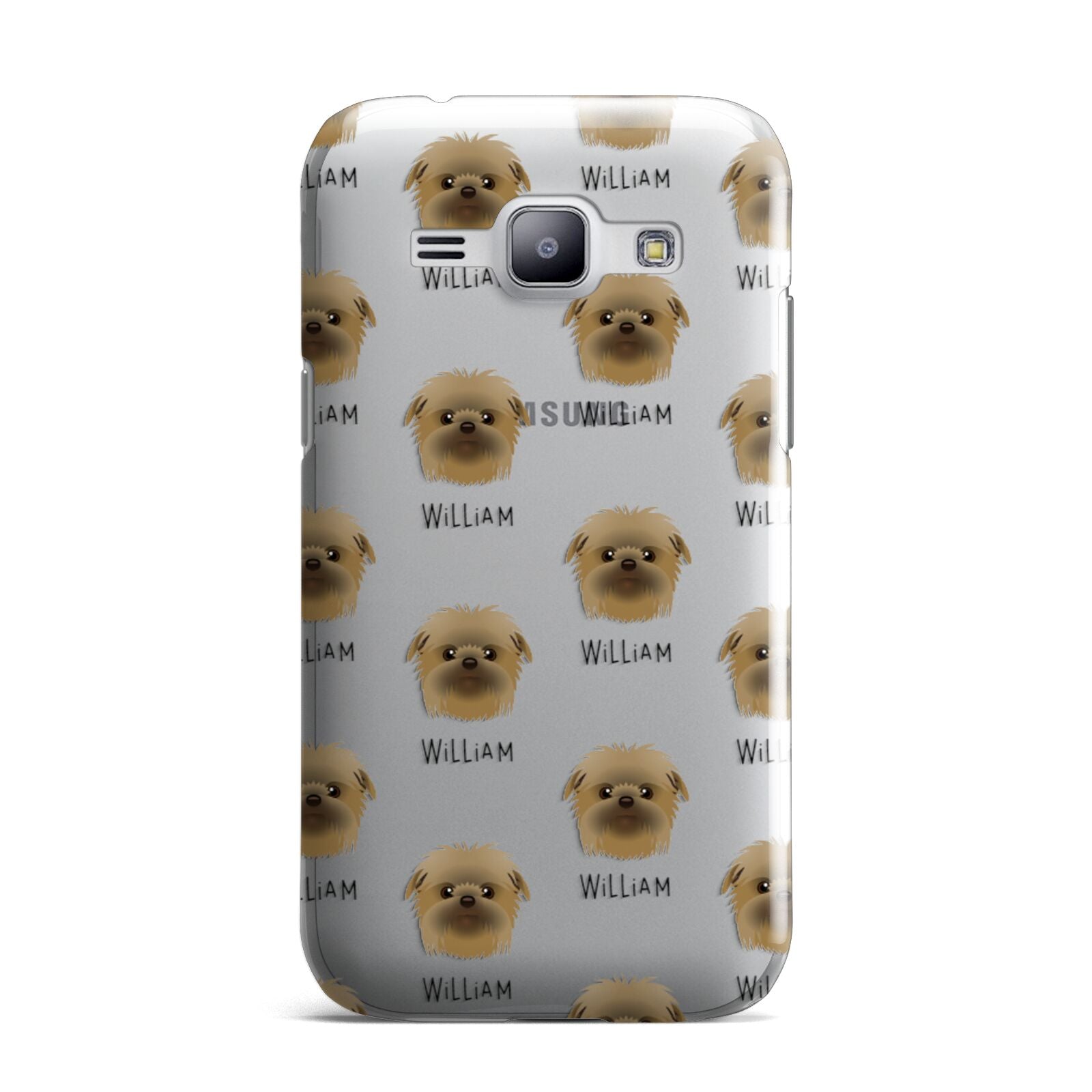 Affenpinscher Icon with Name Samsung Galaxy J1 2015 Case