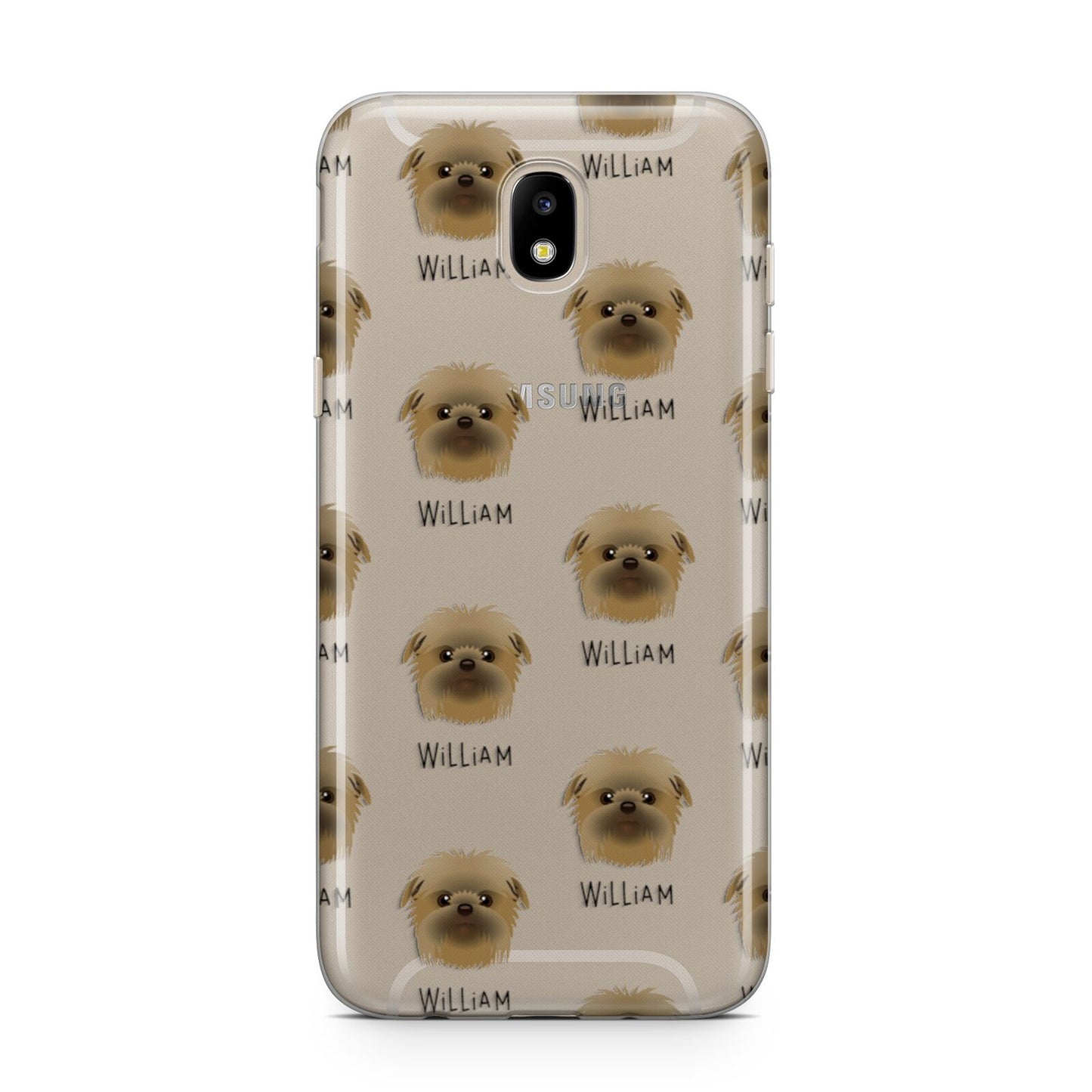 Affenpinscher Icon with Name Samsung J5 2017 Case