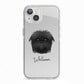 Affenpinscher Personalised iPhone 13 TPU Impact Case with White Edges