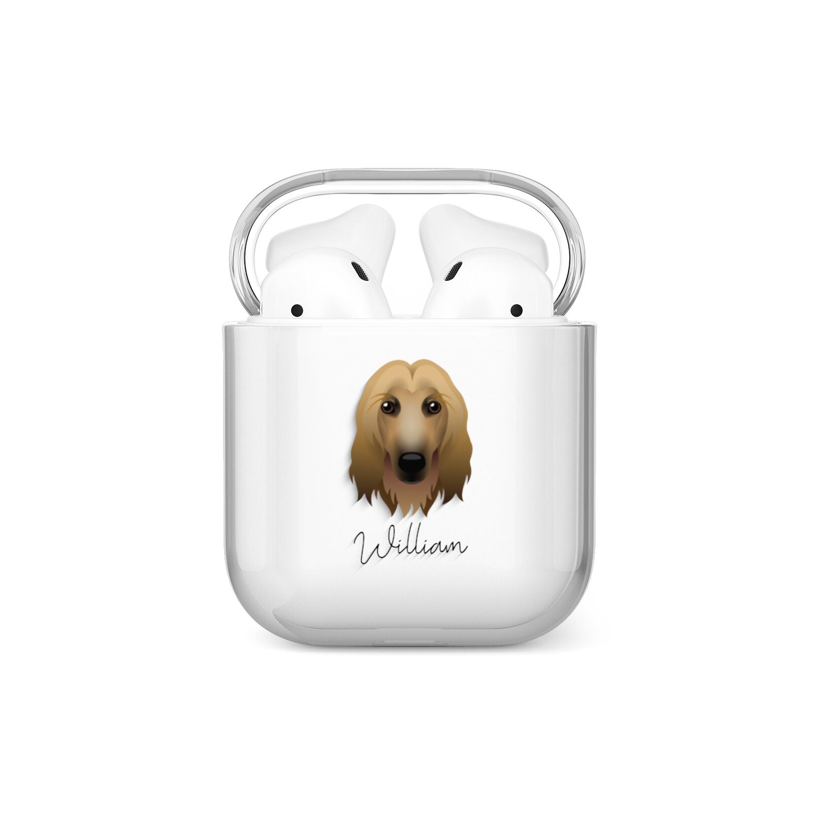 Afghan Hound Personalised AirPods Case